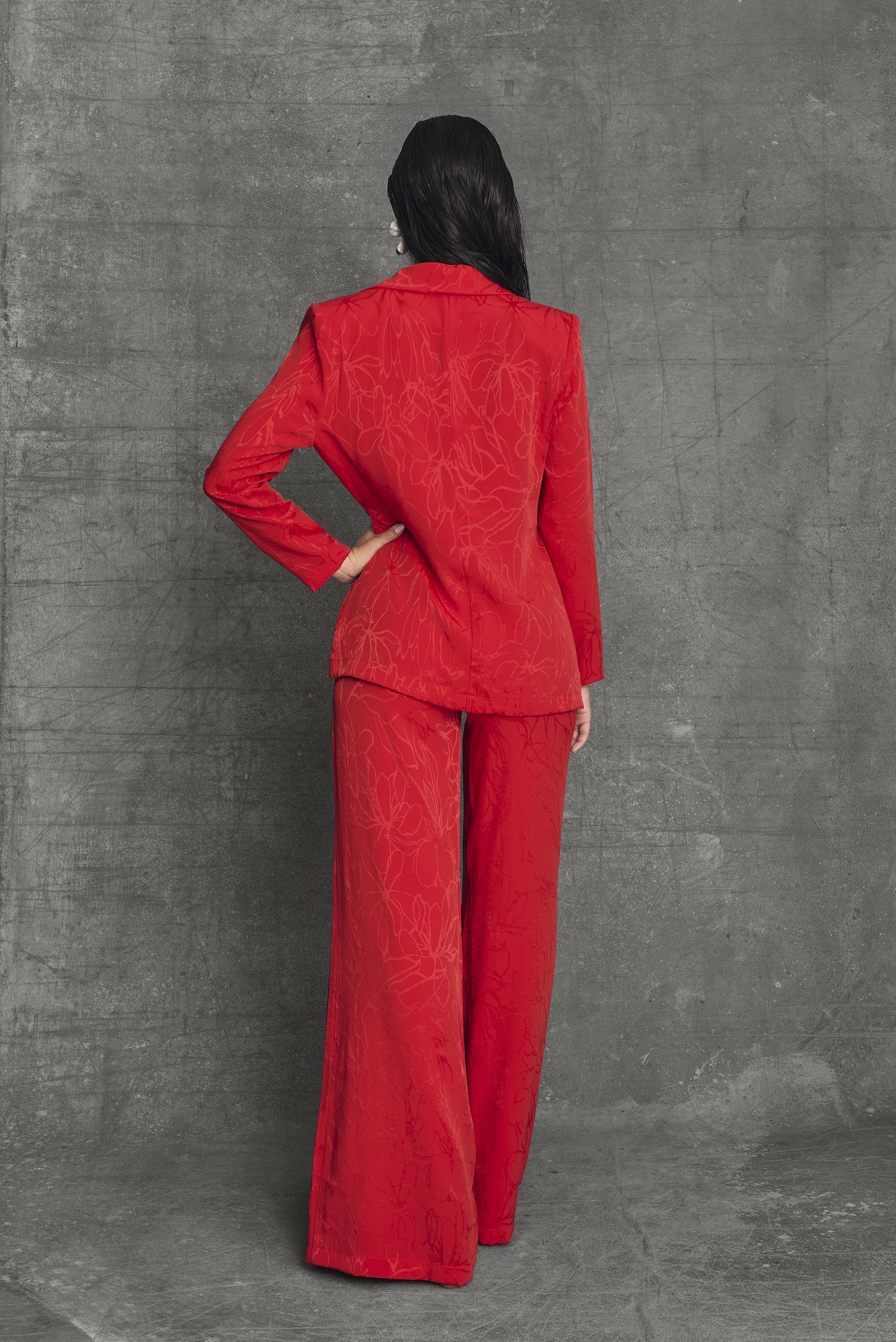 Blazer fluida Brighton Roja - Image 3