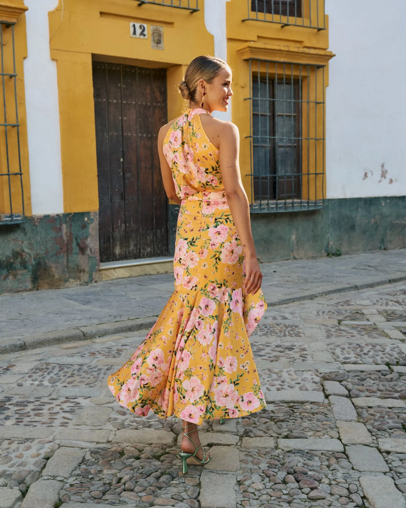 Blusa Elsa Estampado Floral Amarillo - Image 4