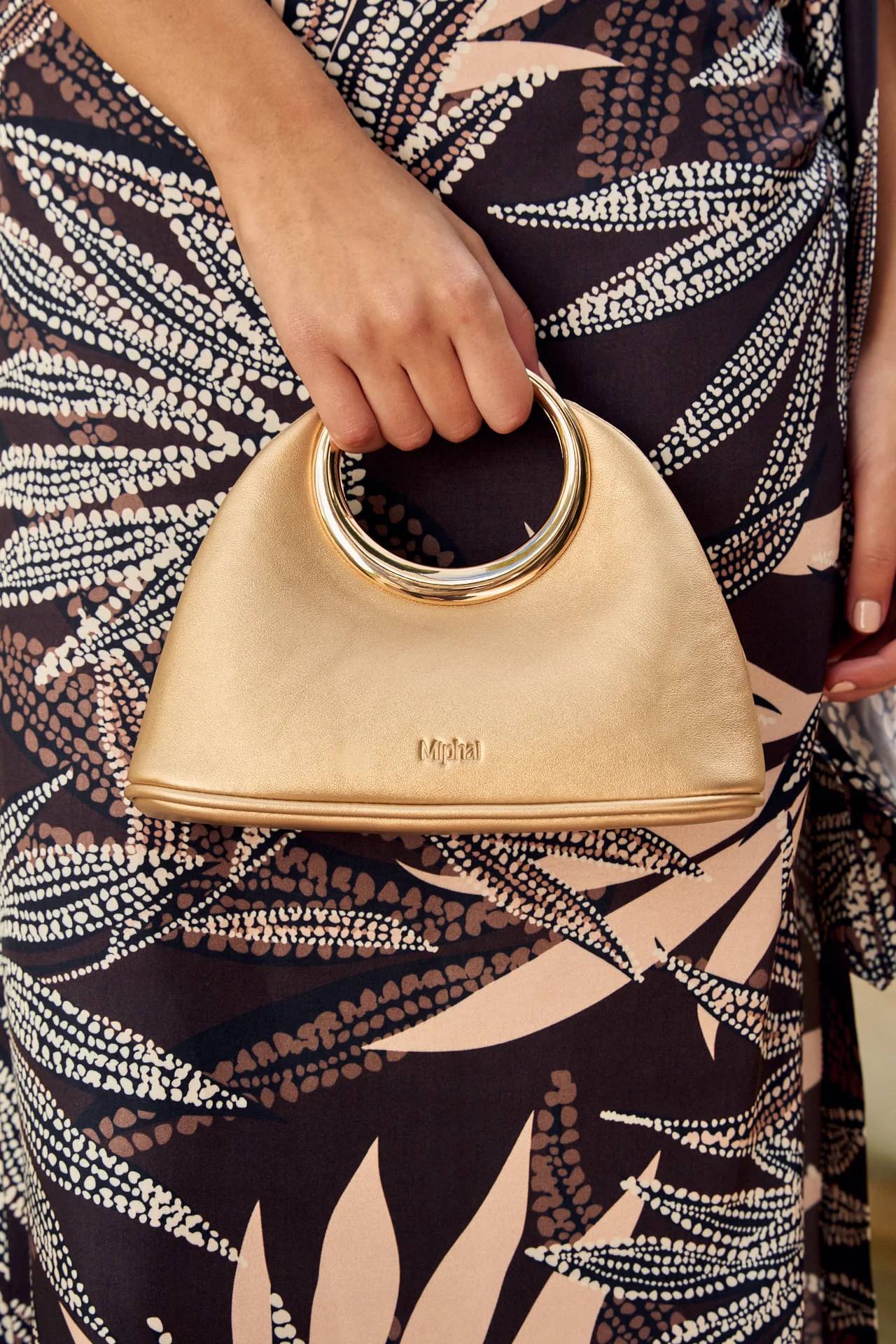 Bolso Coco Dorado