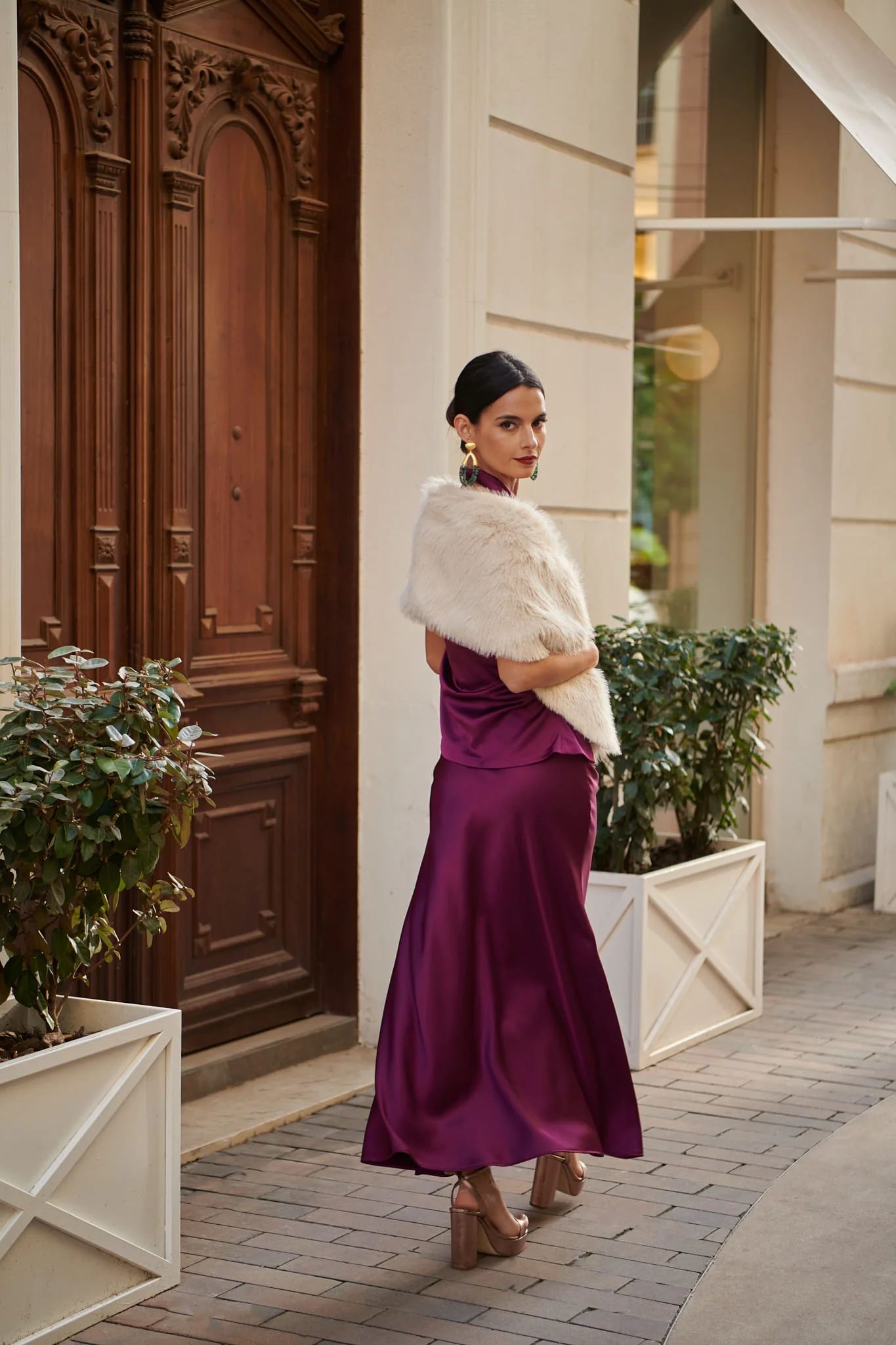 Falda Amaretto Berenjena - Image 3