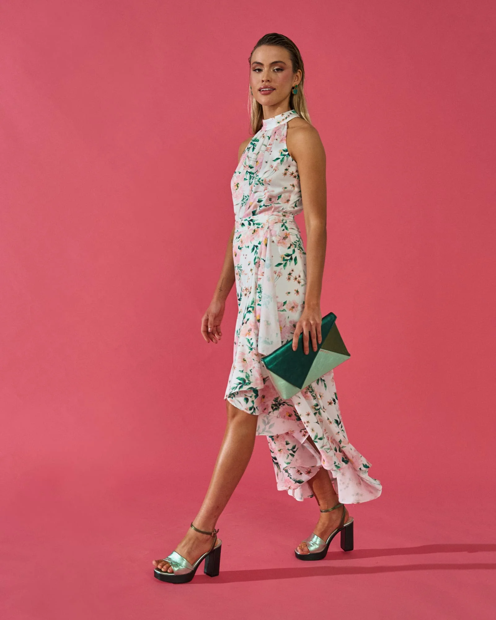 Falda Amelie Estampado Floral Blanco - Image 3