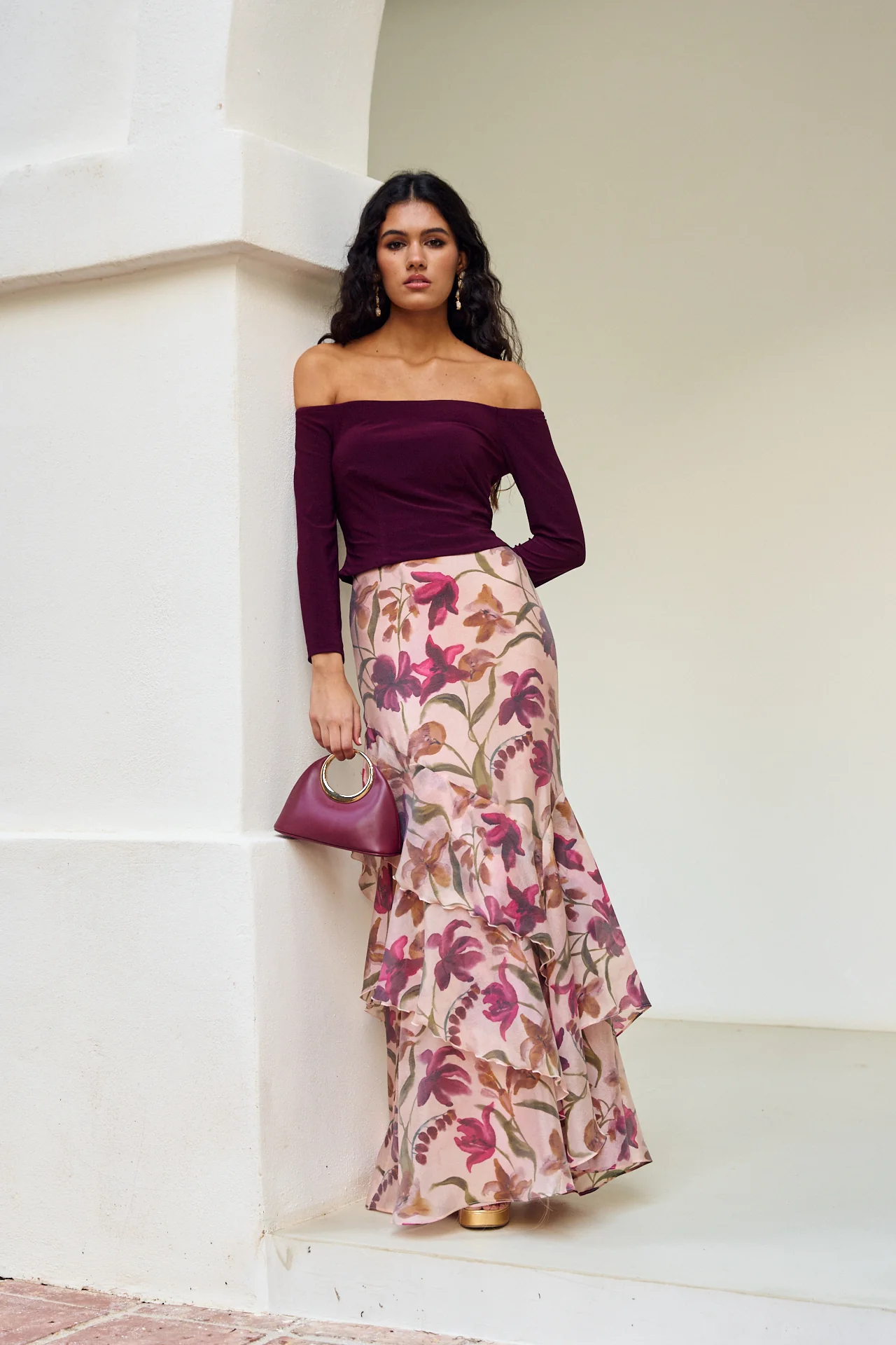 Falda Marea Estampada Rosa - Image 5
