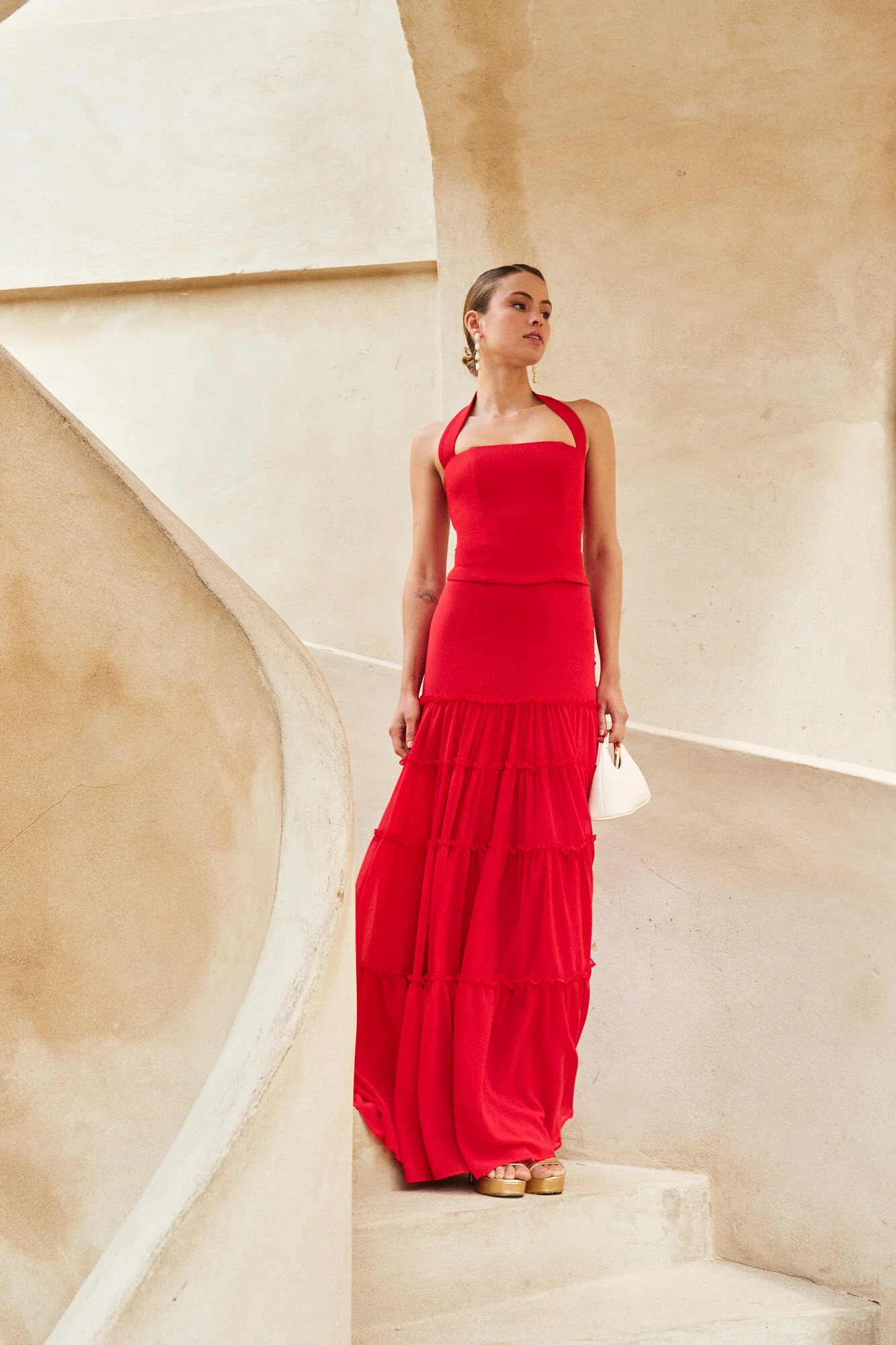 Falda Samira Roja - Image 3