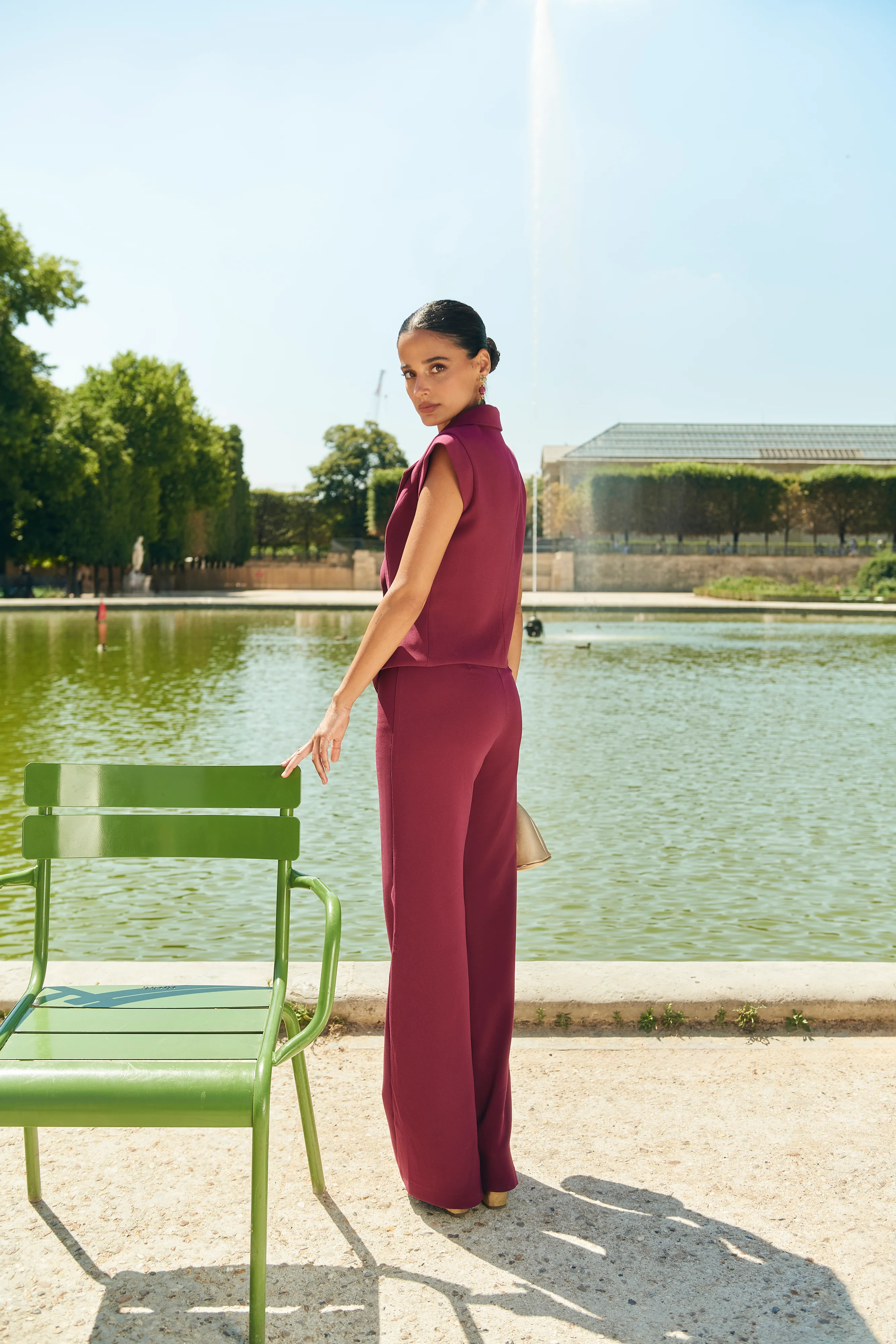 Pantalón Alexandra Berenjena - Image 3