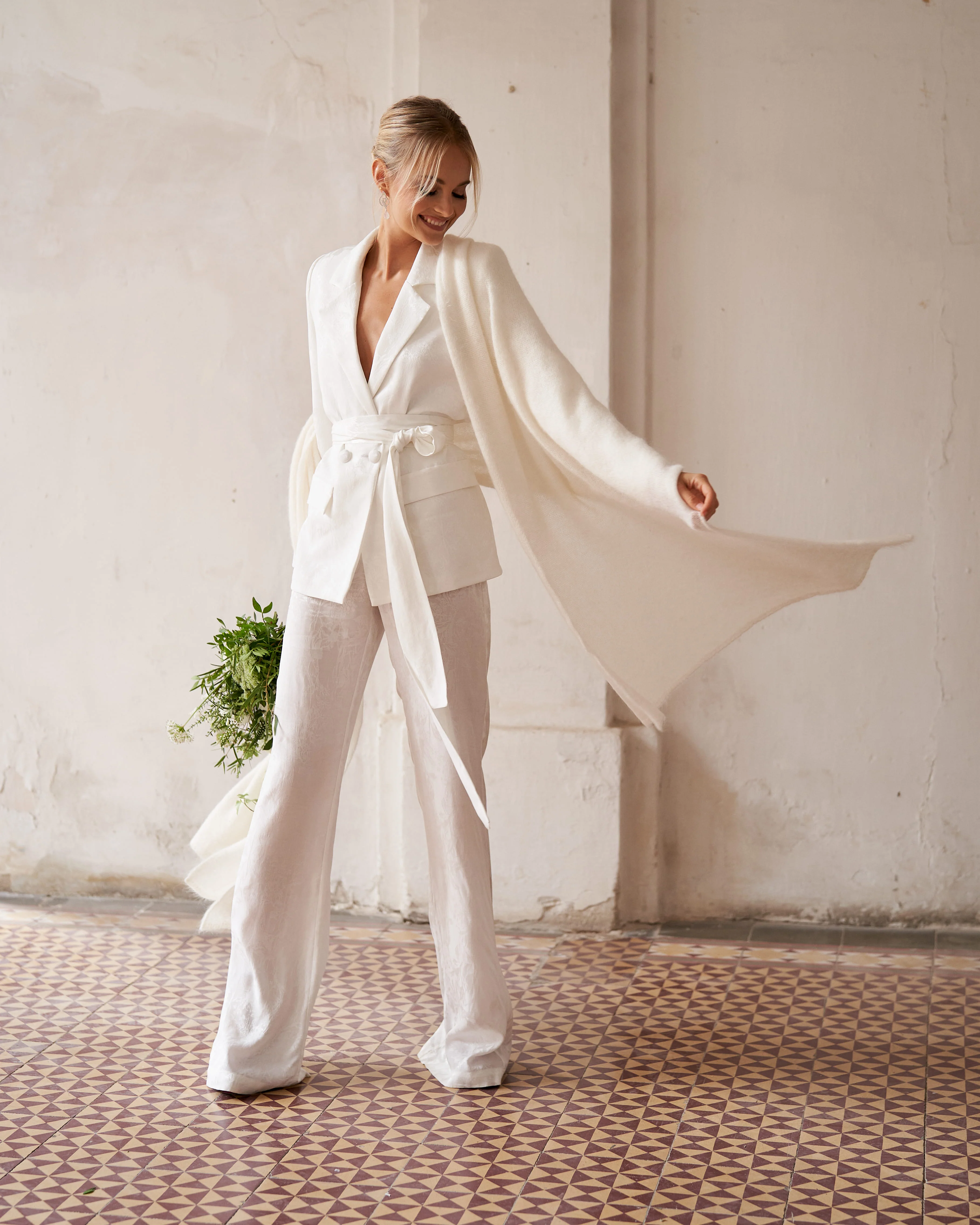 Pantalón Flare Chelsea Blanco - Image 4
