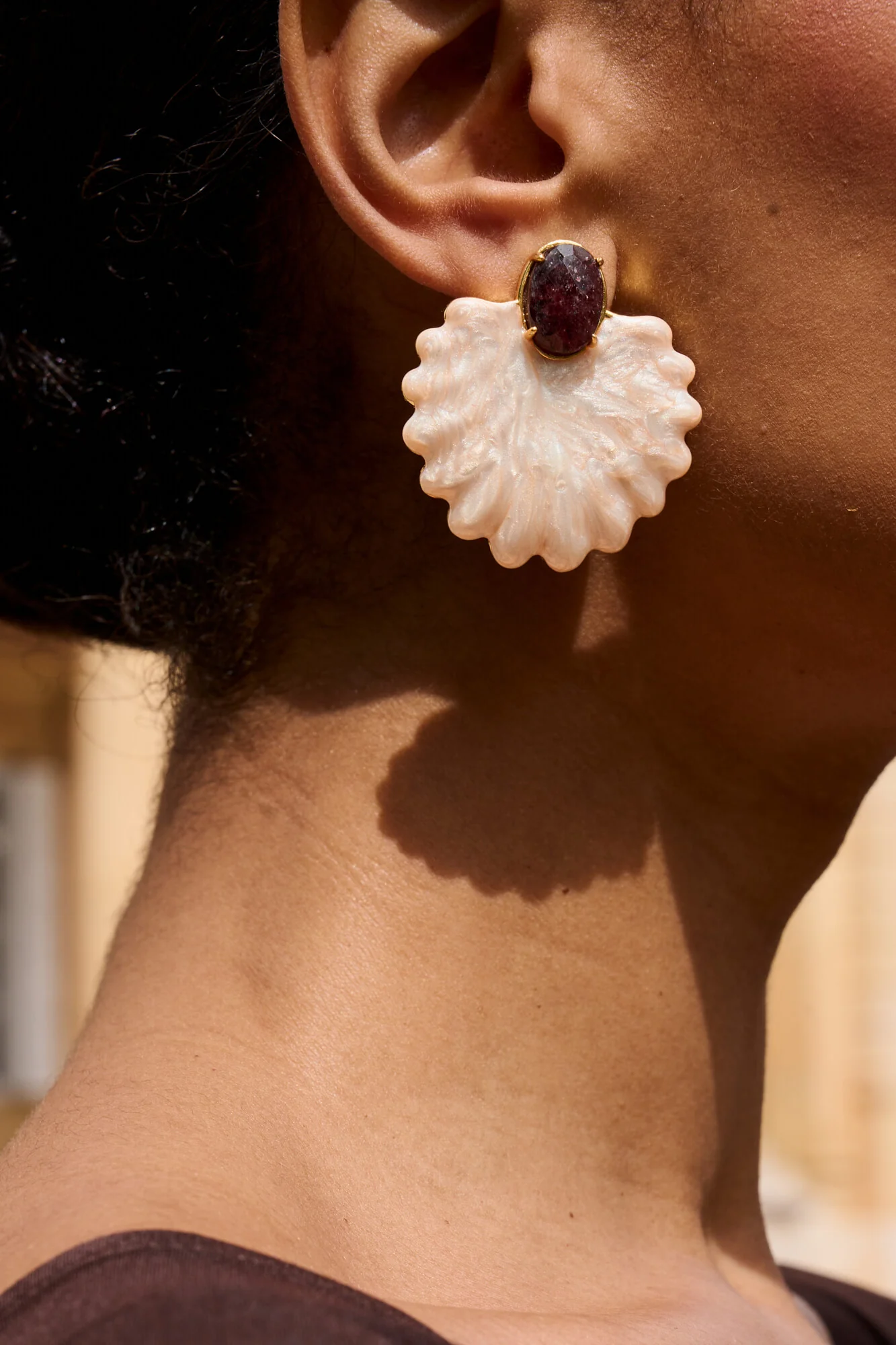 Pendiente Elba Nude - Image 2