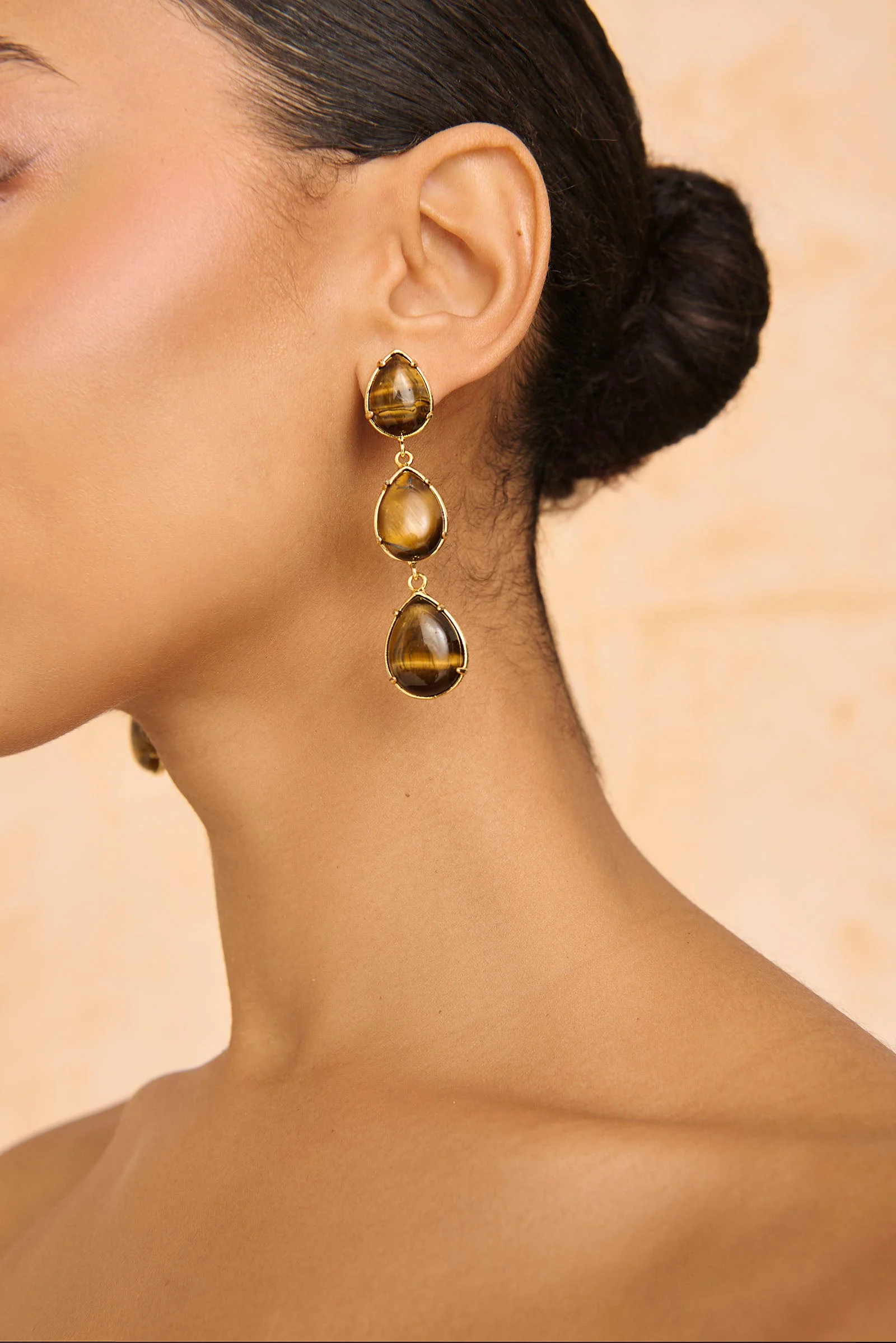 Pendientes Atenea Marrón - Image 2