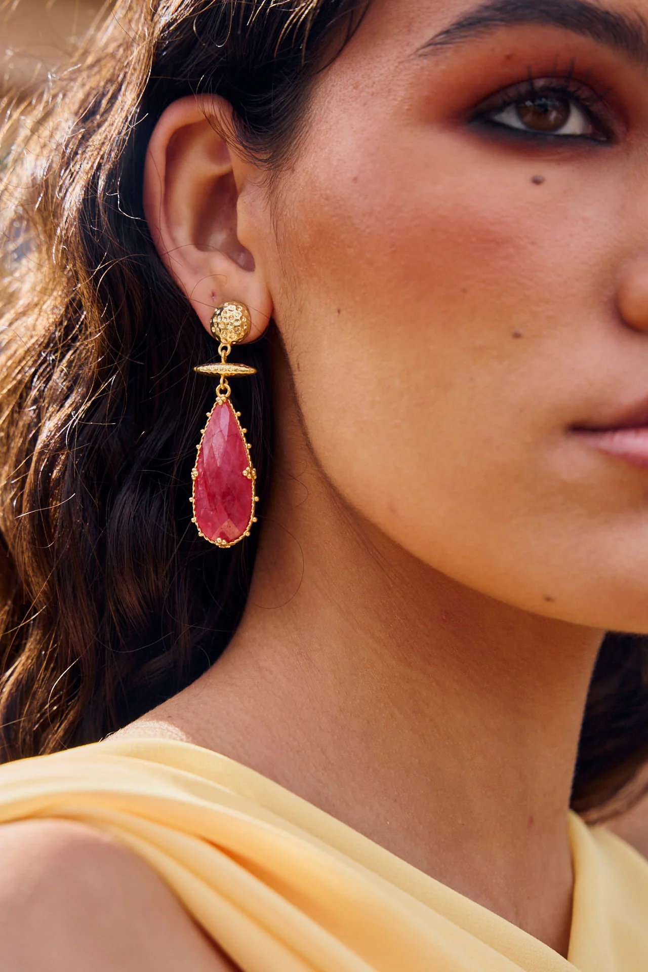 Pendientes Zafiro Buganvilla - Image 2