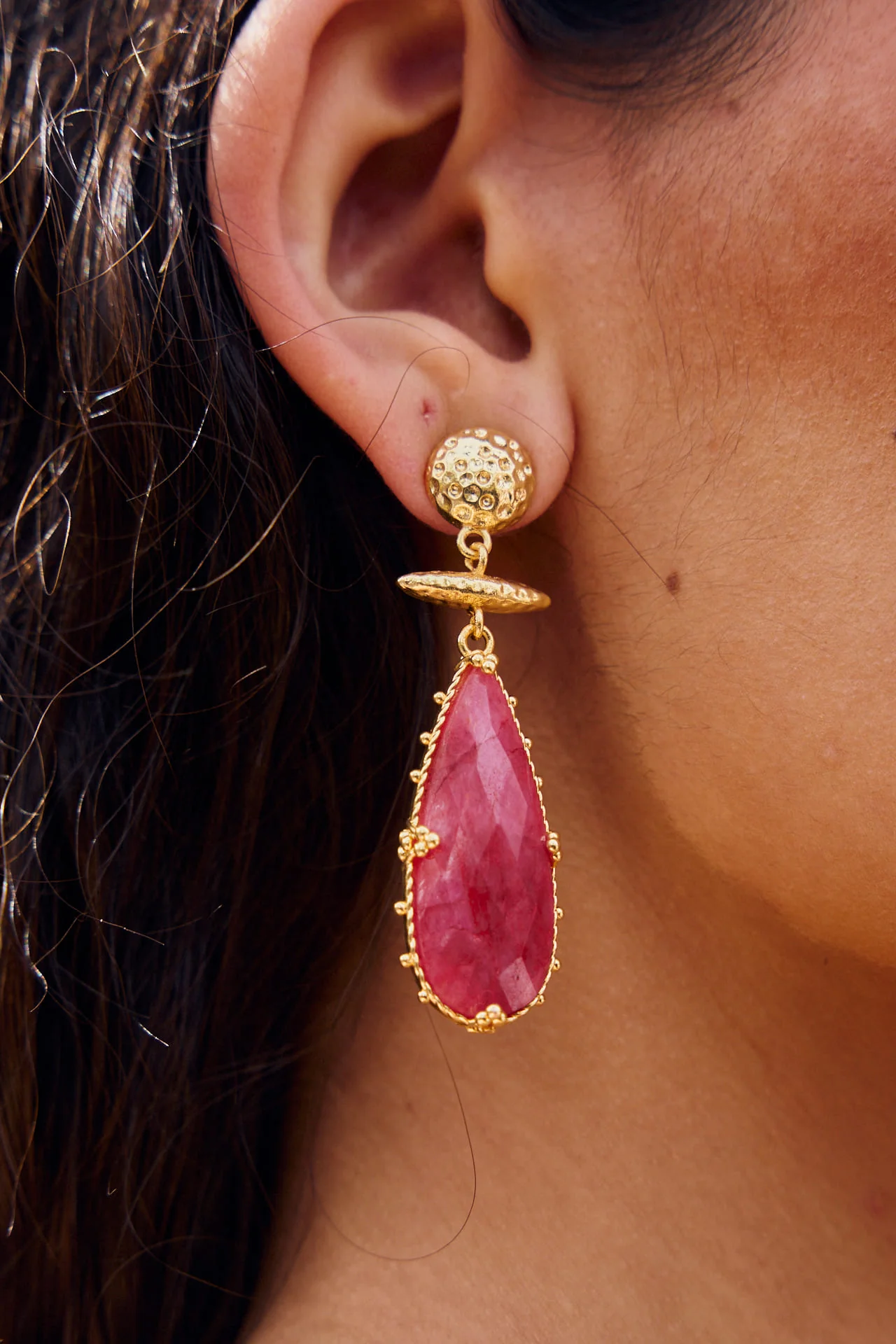 Pendientes Zafiro Buganvilla - Image 3