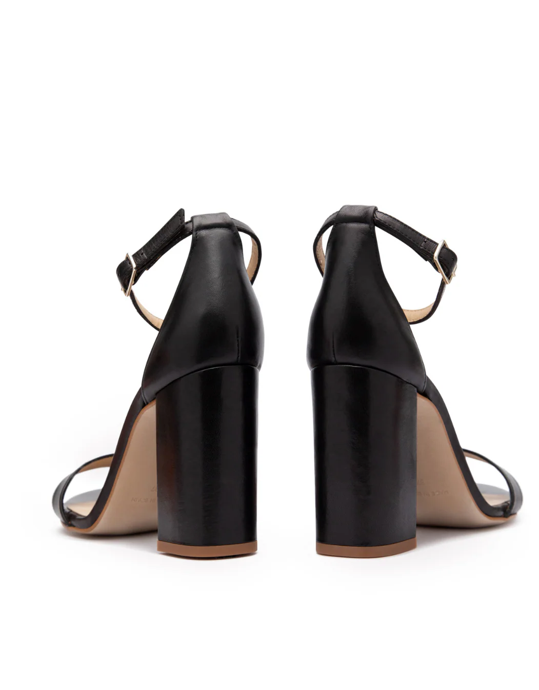 Sandalias Garbo de piel Negra - Image 3