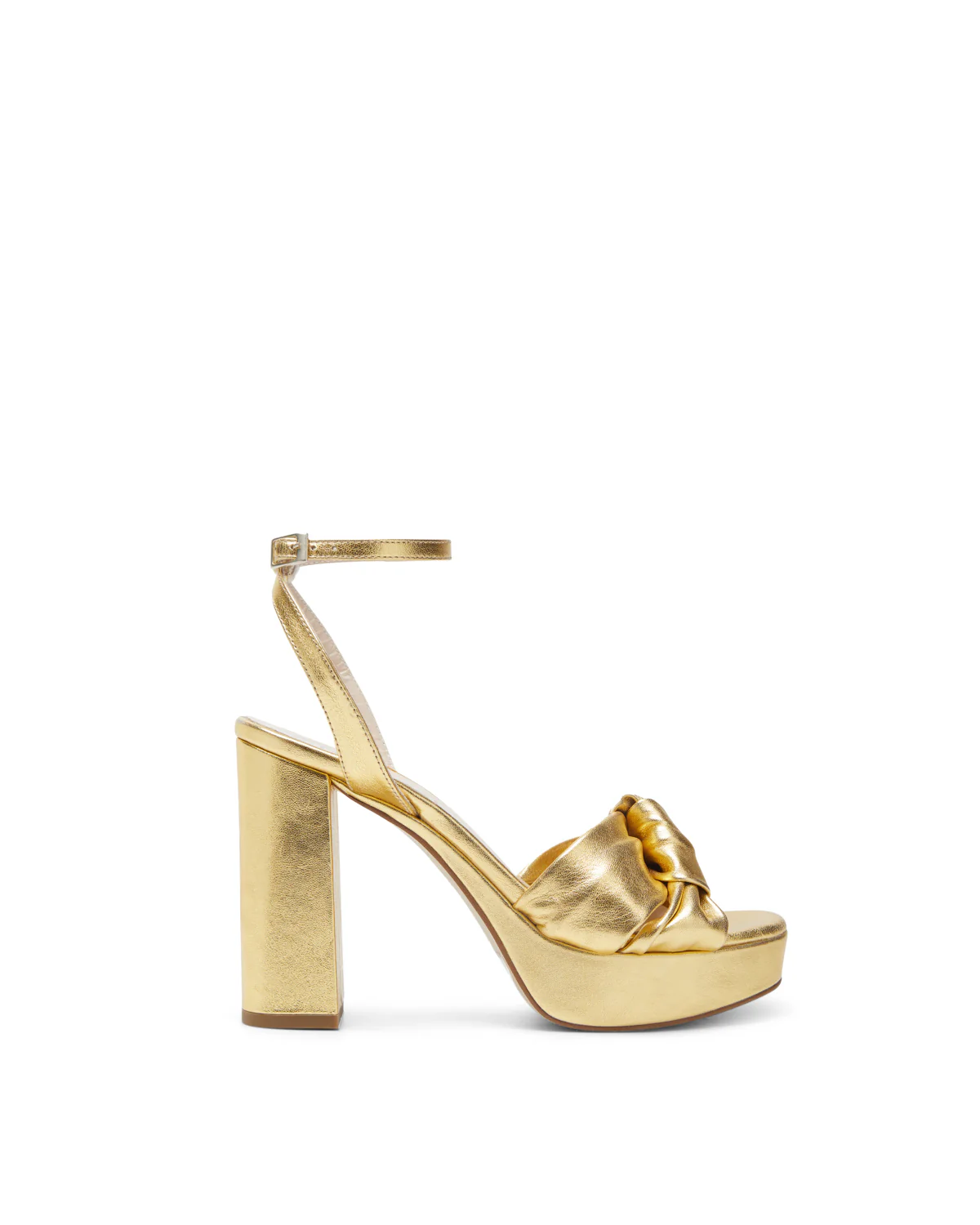 Sandalias Túnez de piel Dorada