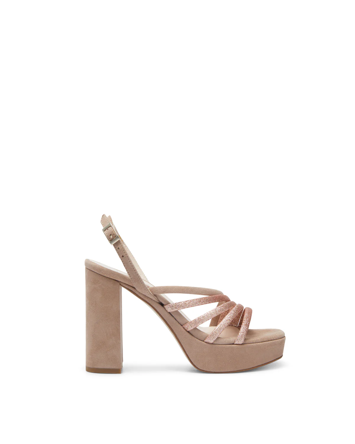 Sandalias Cipria de ante con brillo