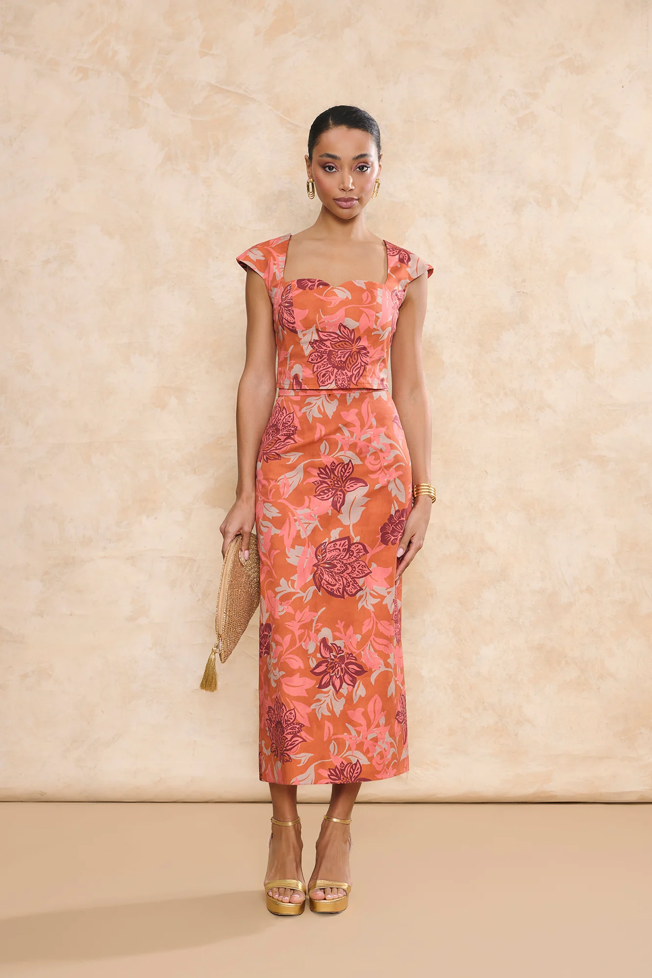 Top Rumba Estampado Flores Coral - Image 4