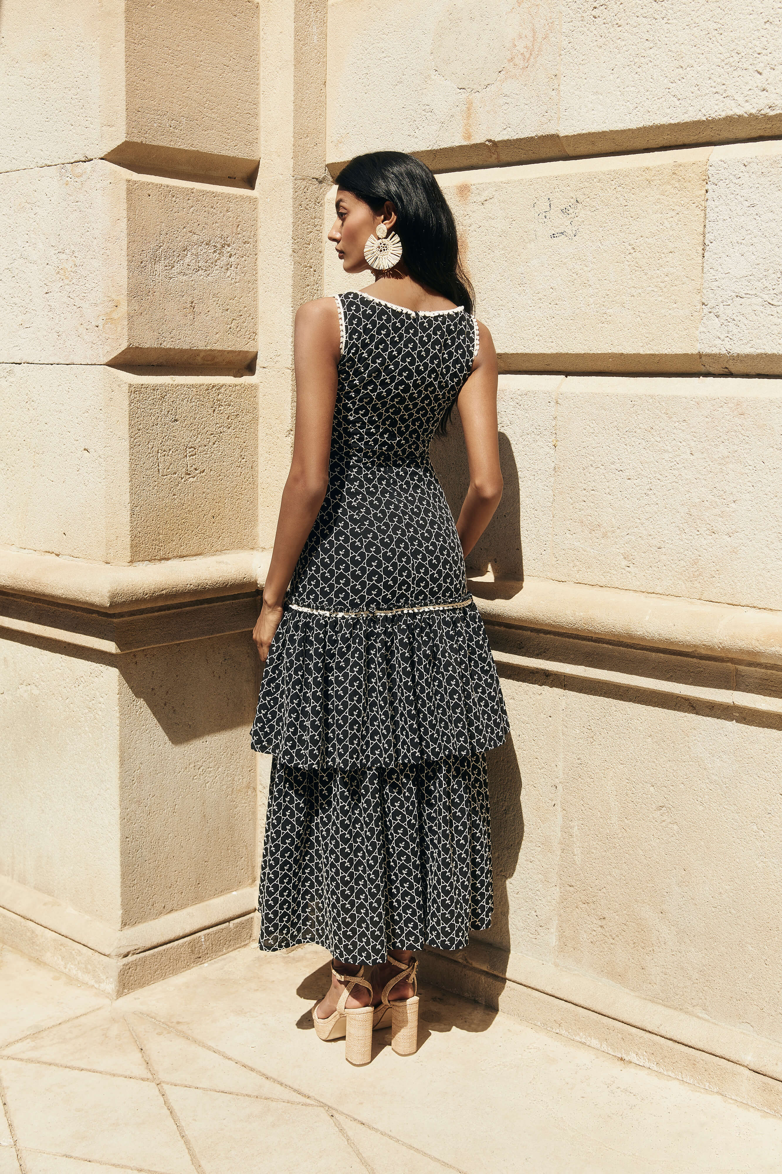 Vestido Alma Bordado Negro - Image 5