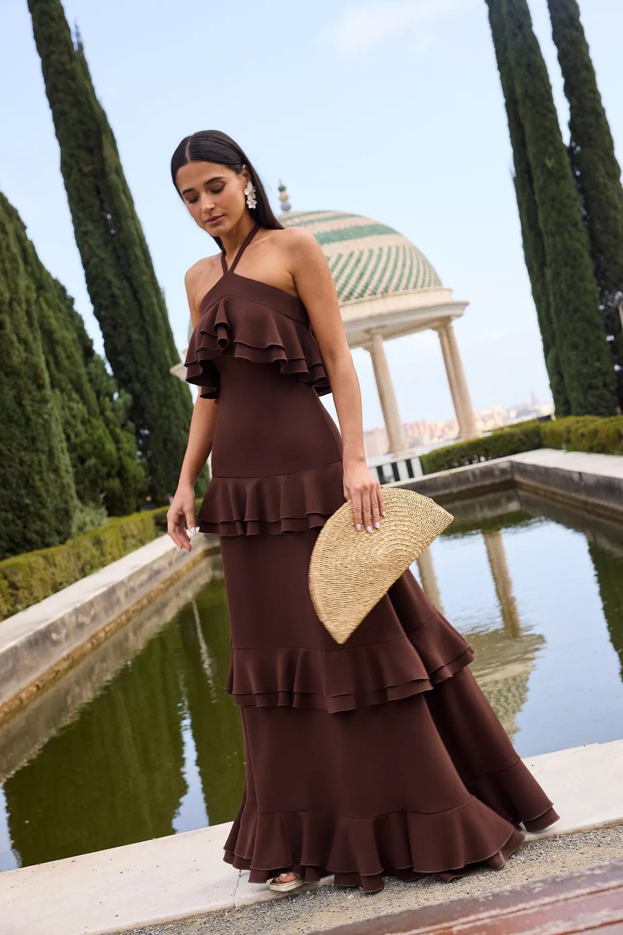 Vestido Amapola Marrón - Image 3