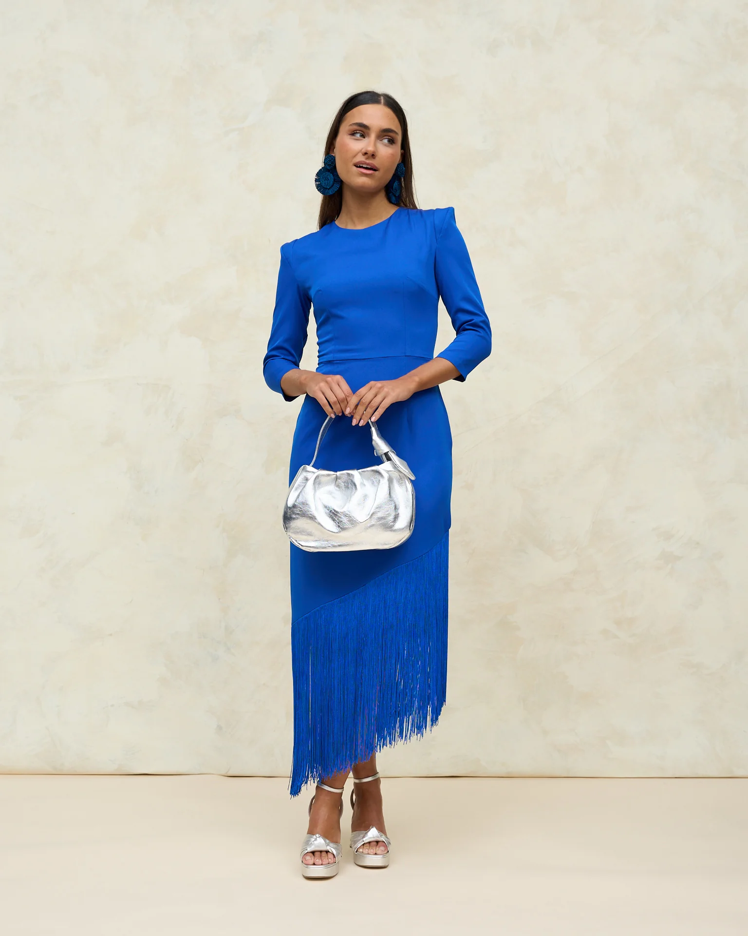 Vestido Antonia Azul Eléctrico - Image 4
