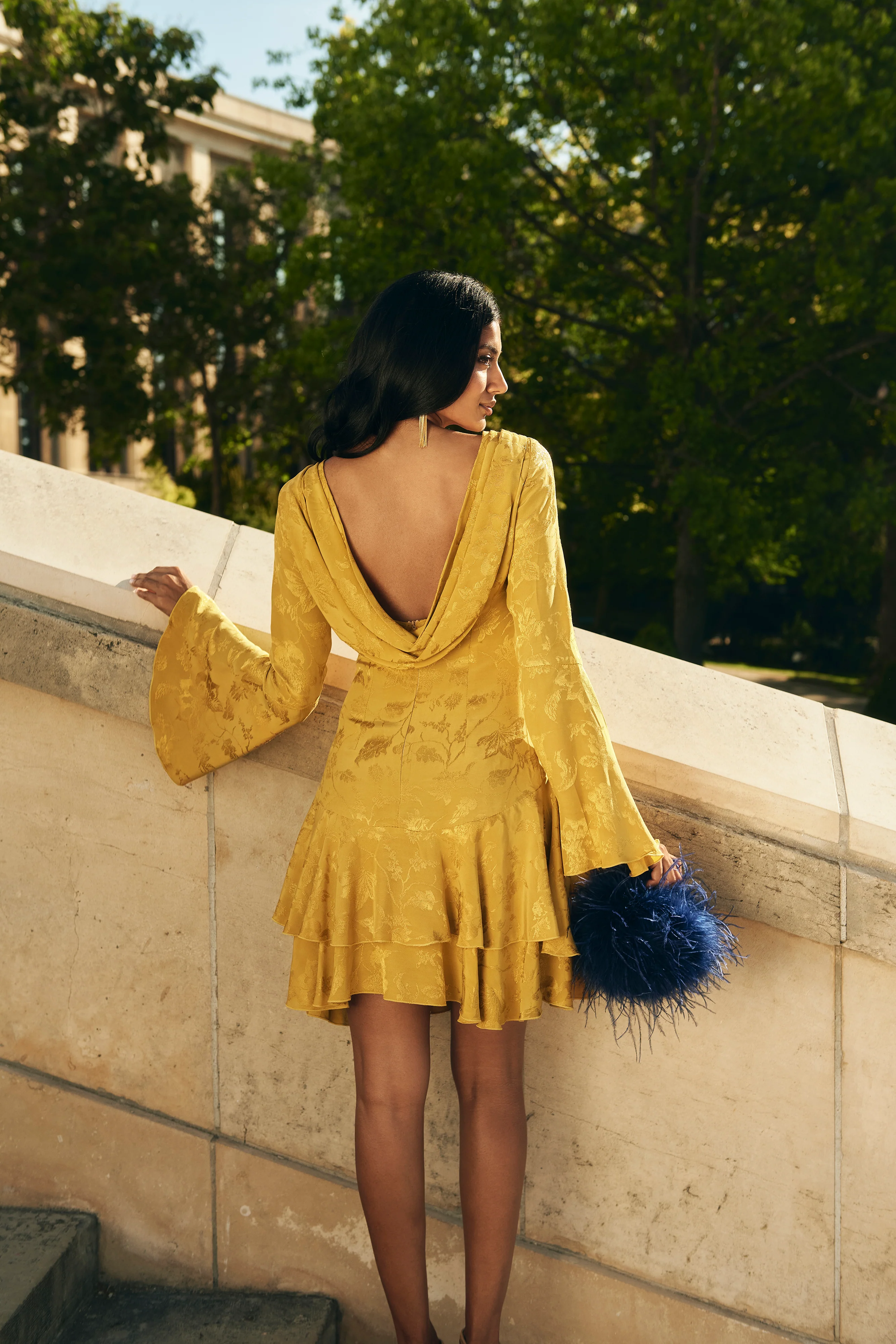 Vestido Camille Mostaza - Image 3