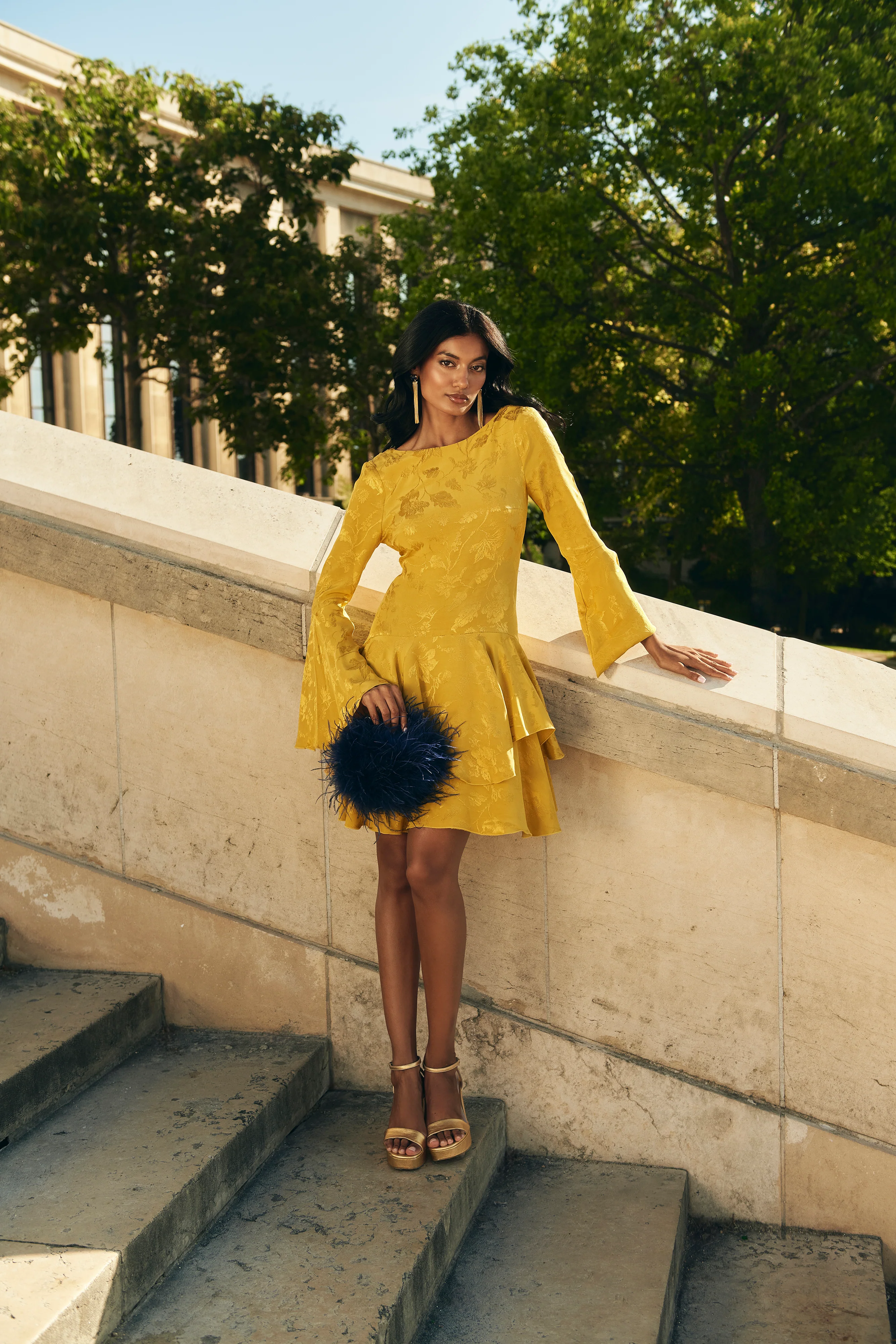 Vestido Camille Mostaza - Image 4