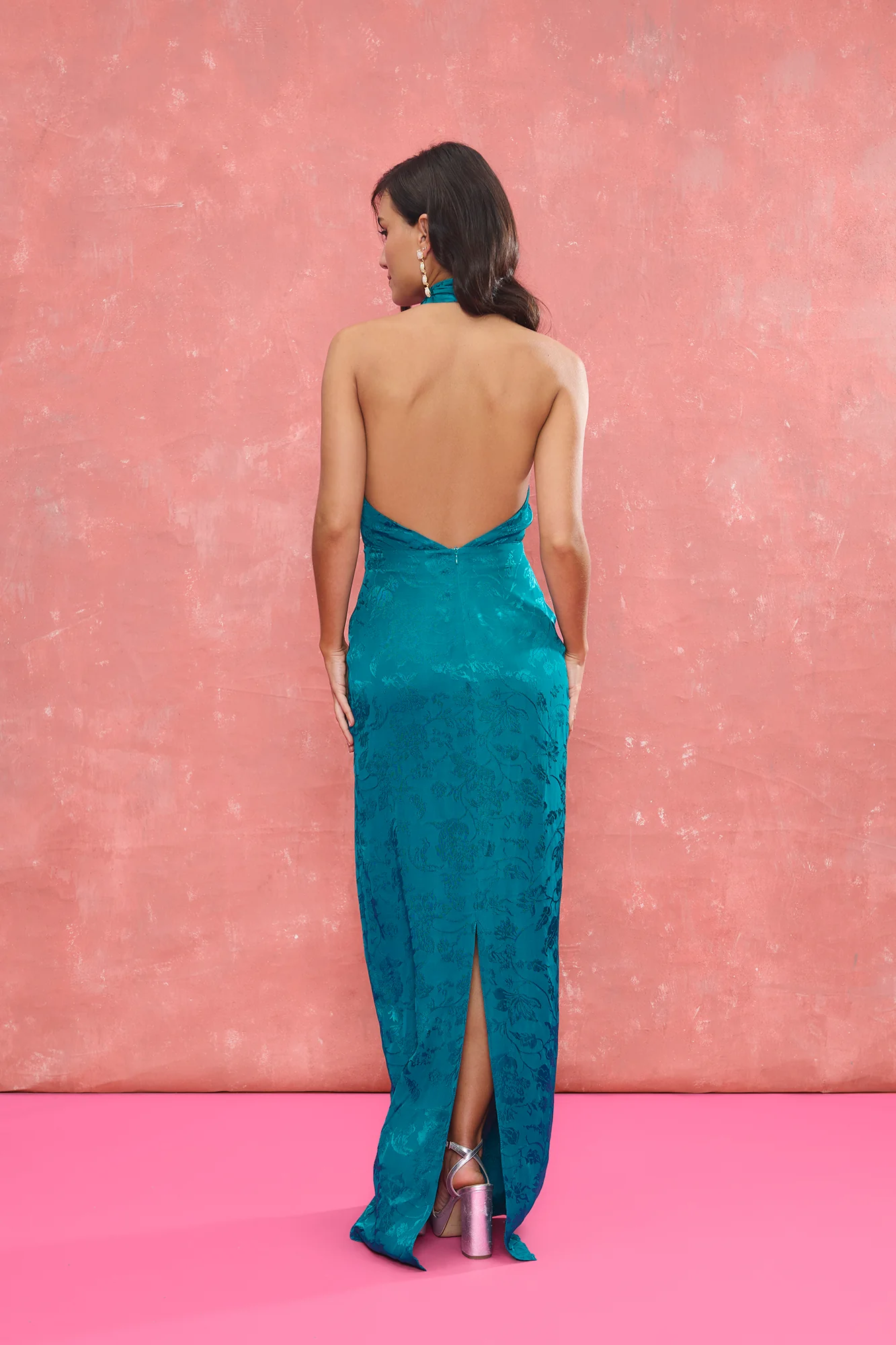 Vestido Carolina Azul Petroleo - Image 2