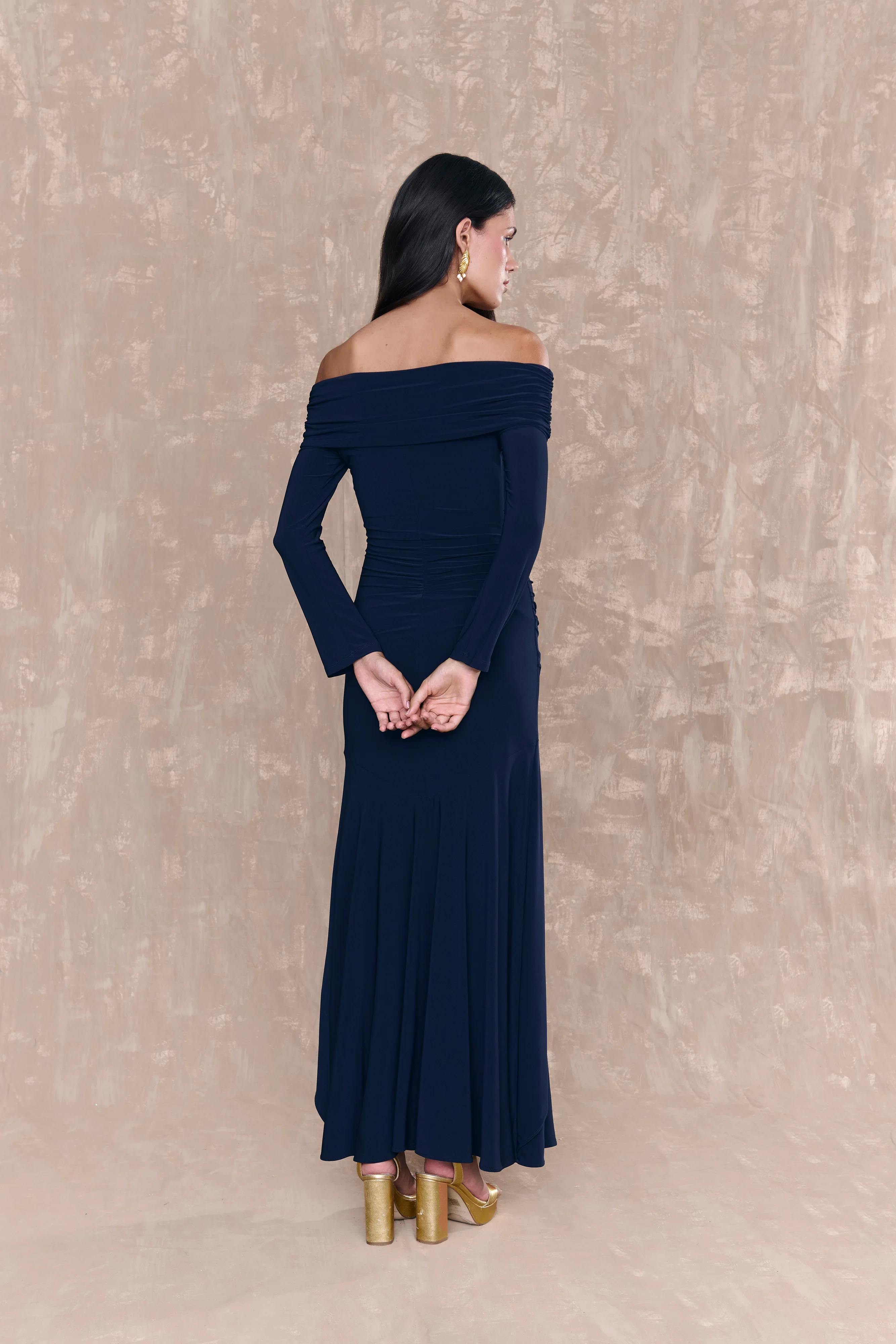 Vestido Diane Azul Marino - Image 3
