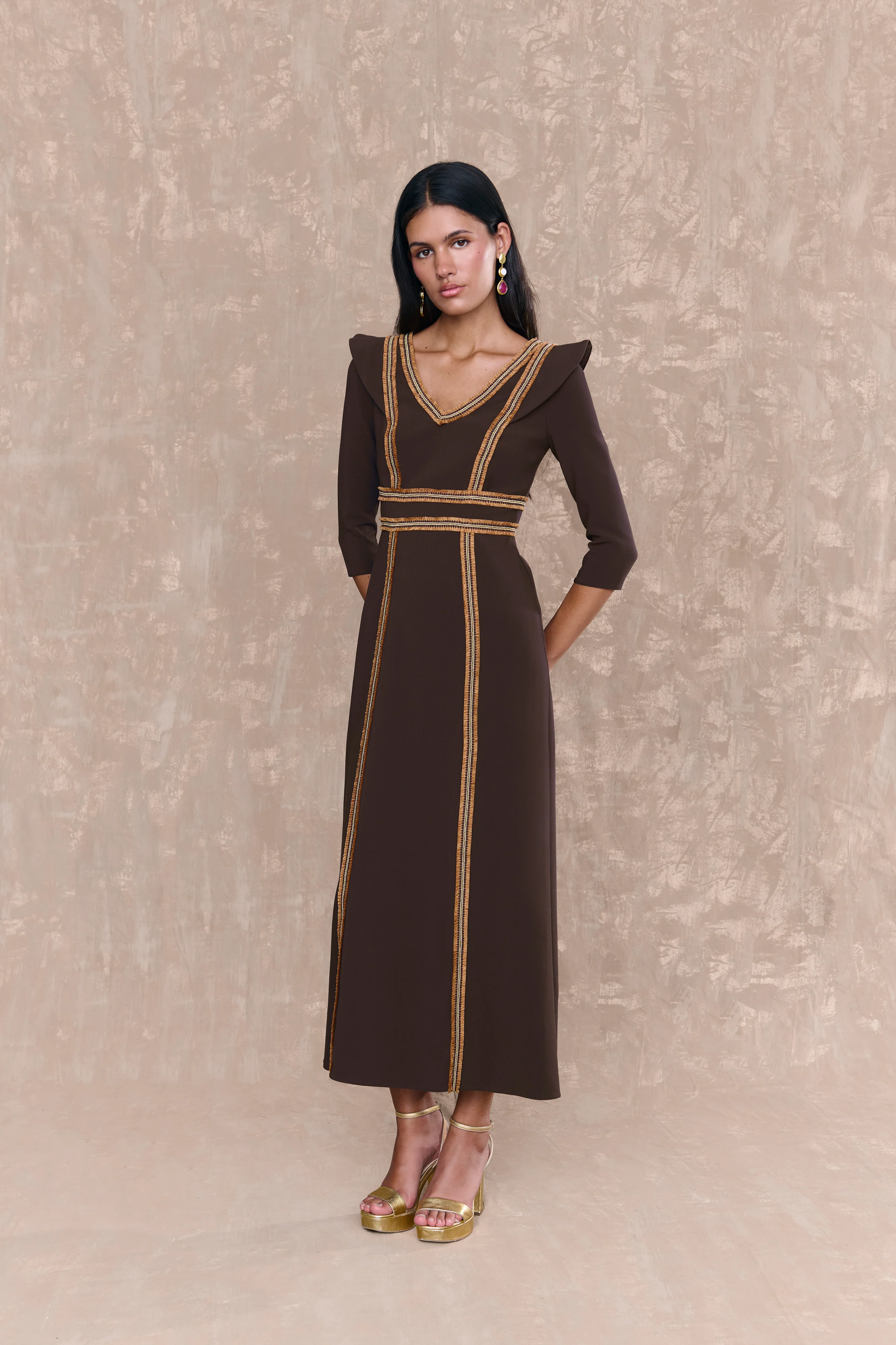 Vestido Èlodie Marron