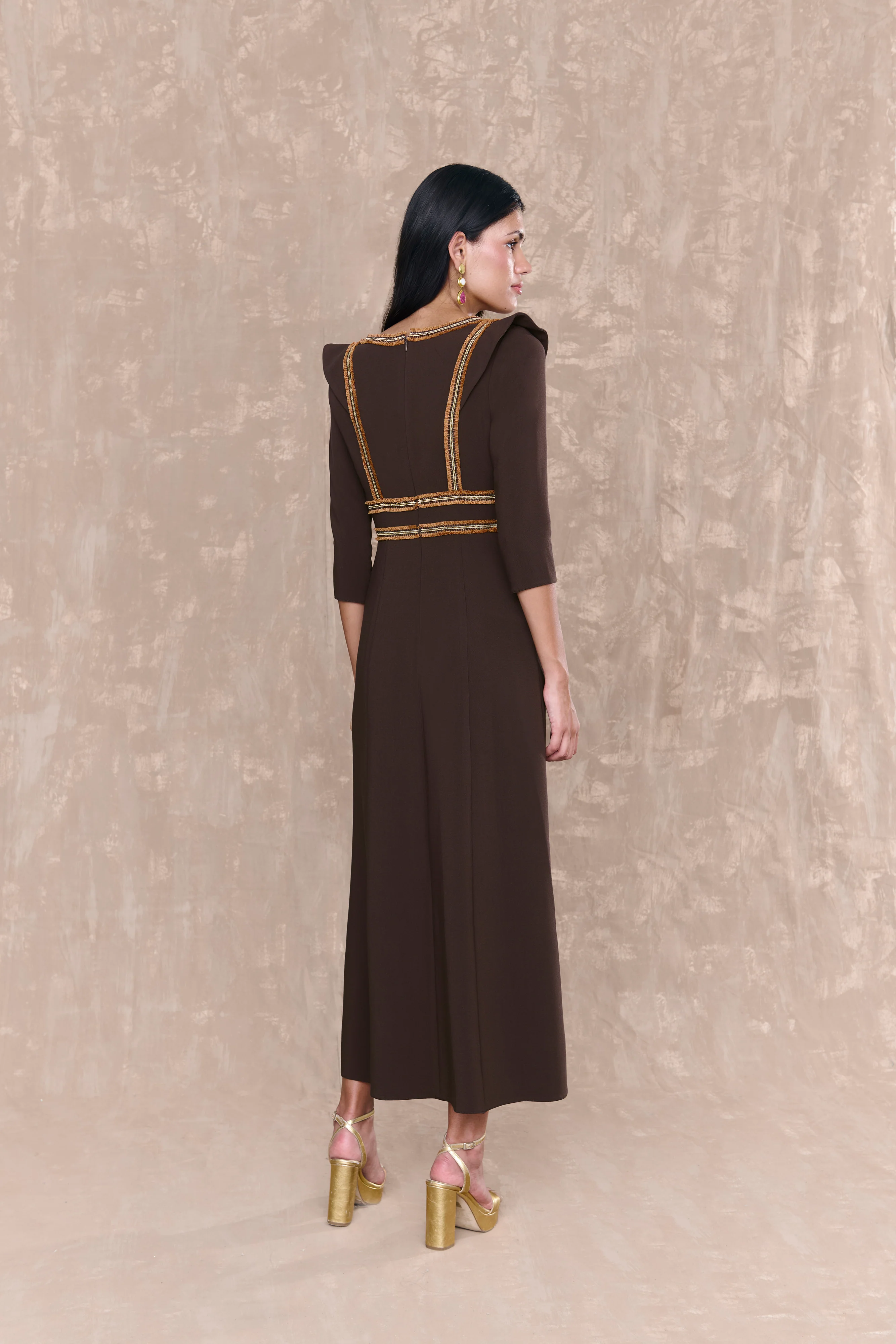 Vestido Èlodie Marron - Image 2