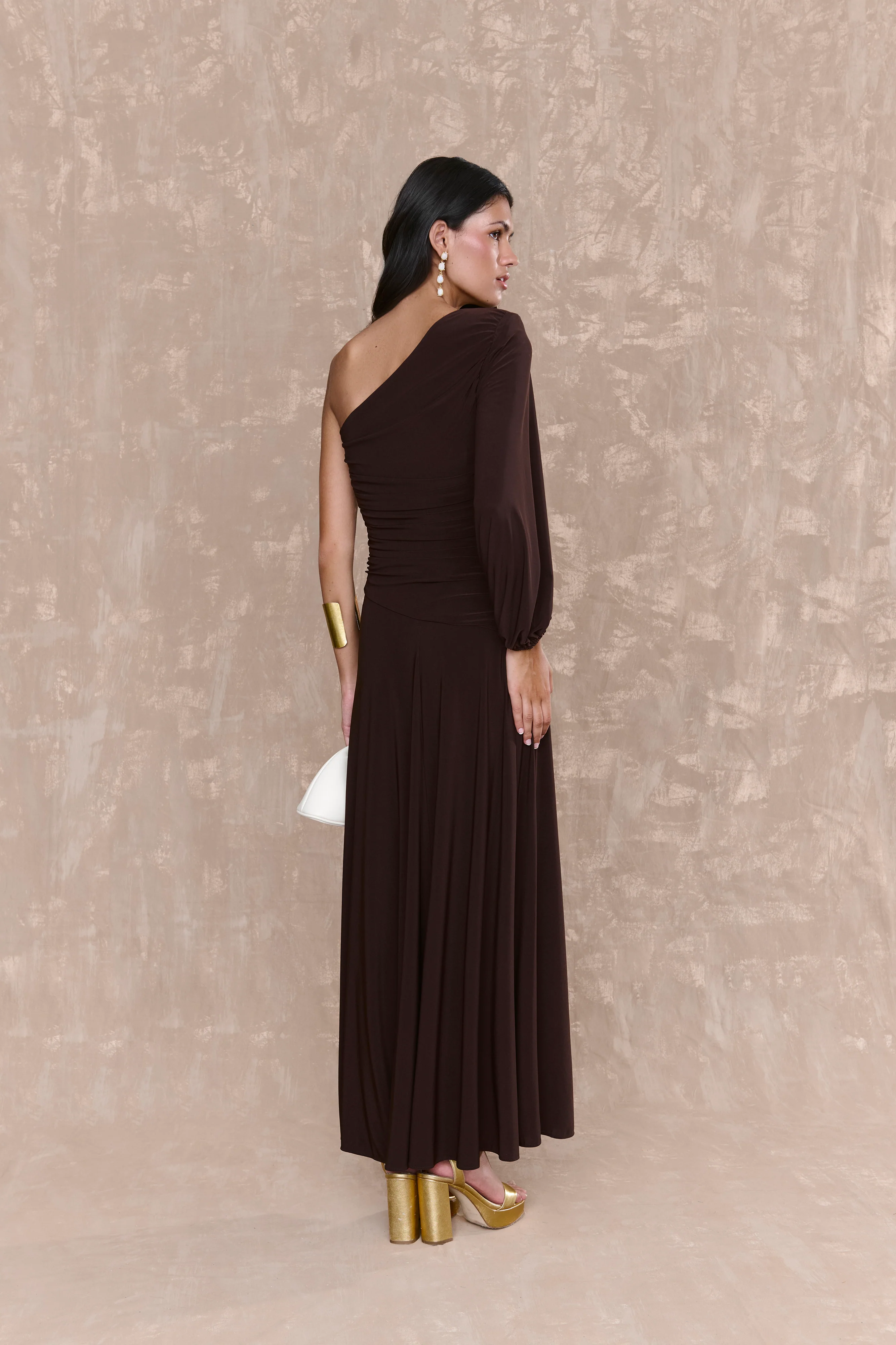 Vestido Elva Marron - Image 3