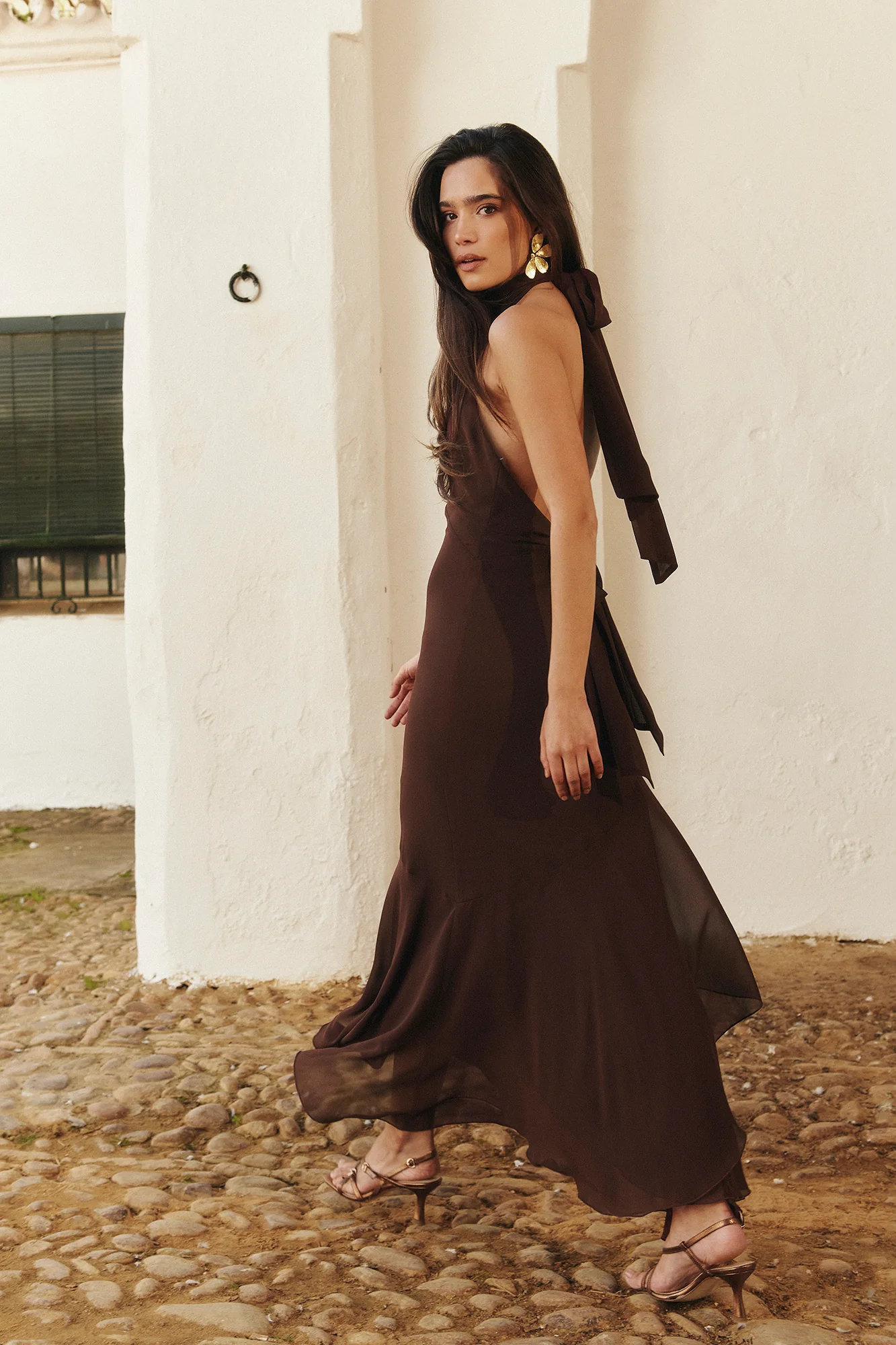 Vestido Esencia Marrón - Image 3