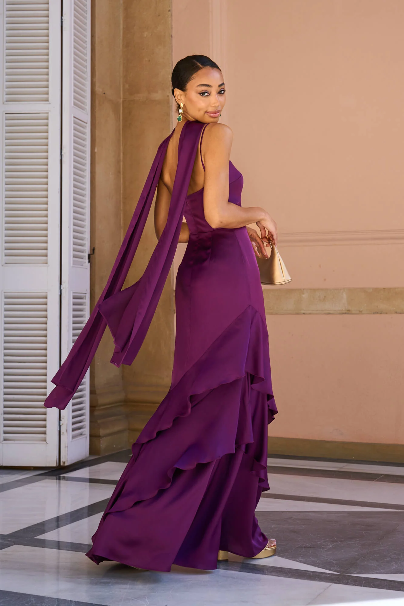 Vestido Georgina Morado - Image 4