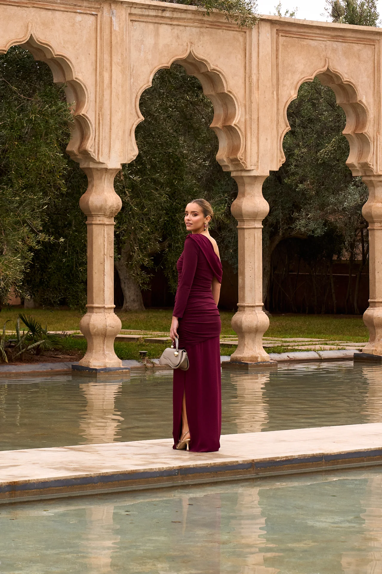 Vestido Ghanda Berenjena - Image 3