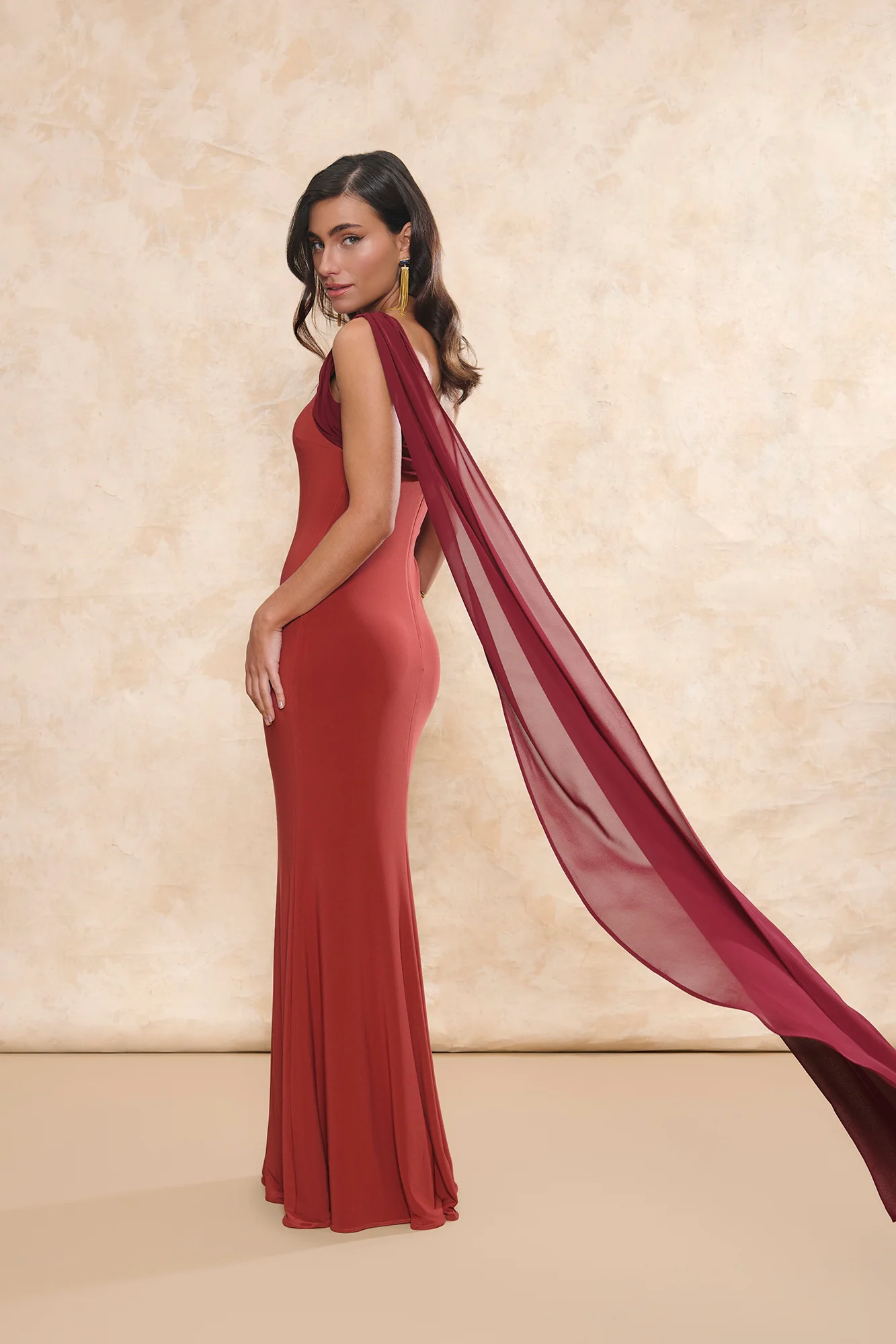 Vestido Helena Terracota - Image 4