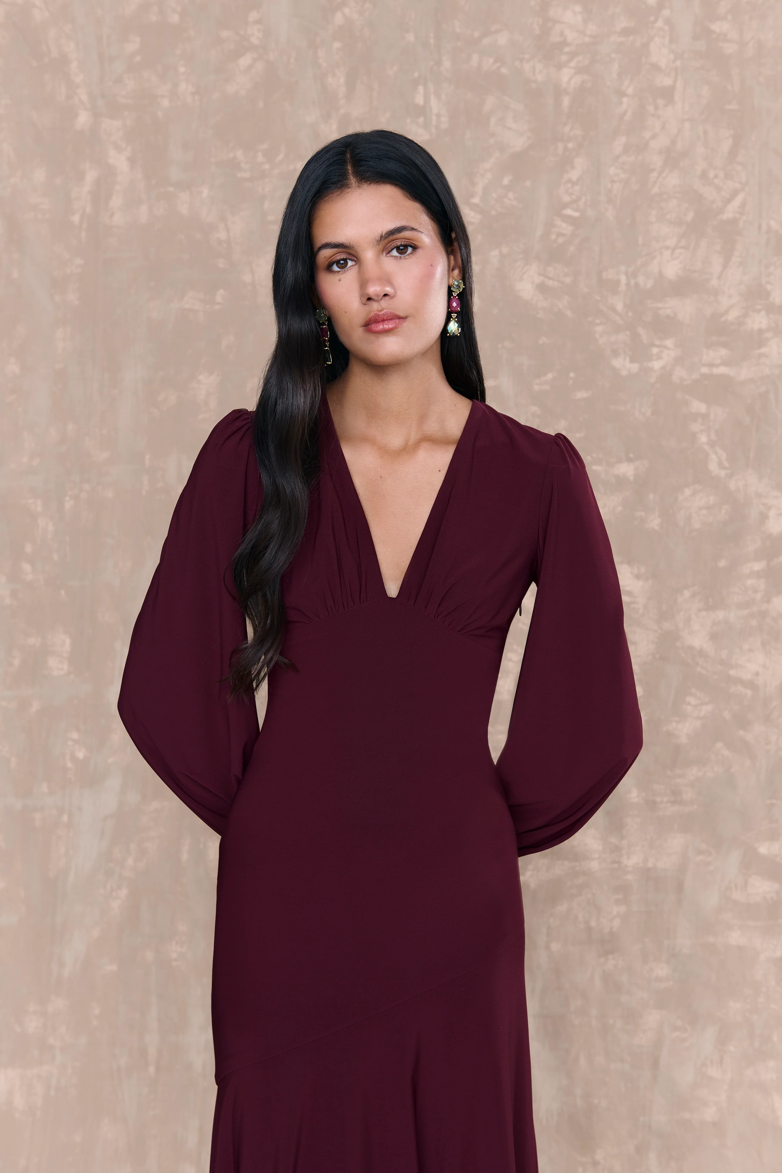 Vestido Katia Berenjena - Image 3