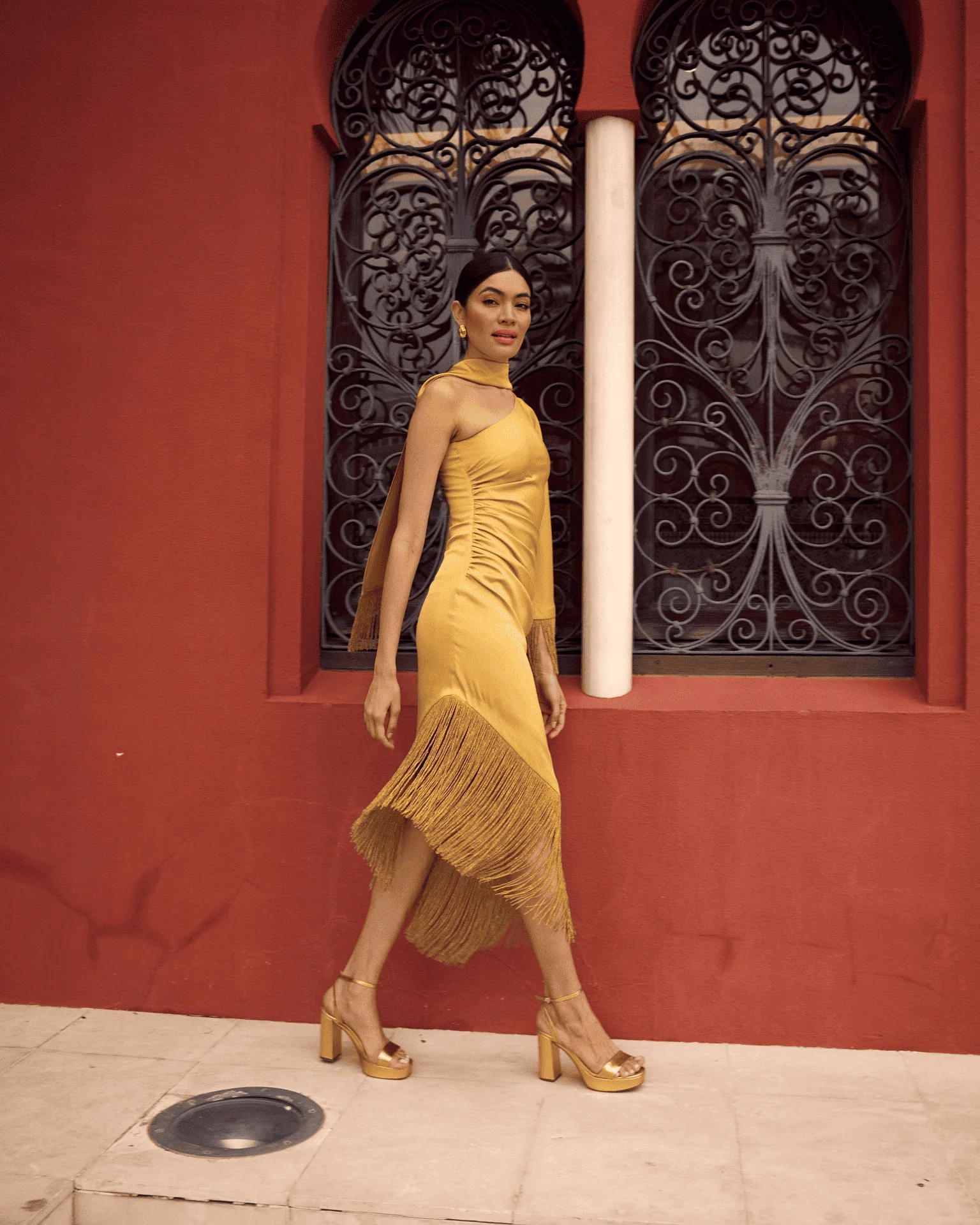 Vestido Kenia Dorado - Image 3