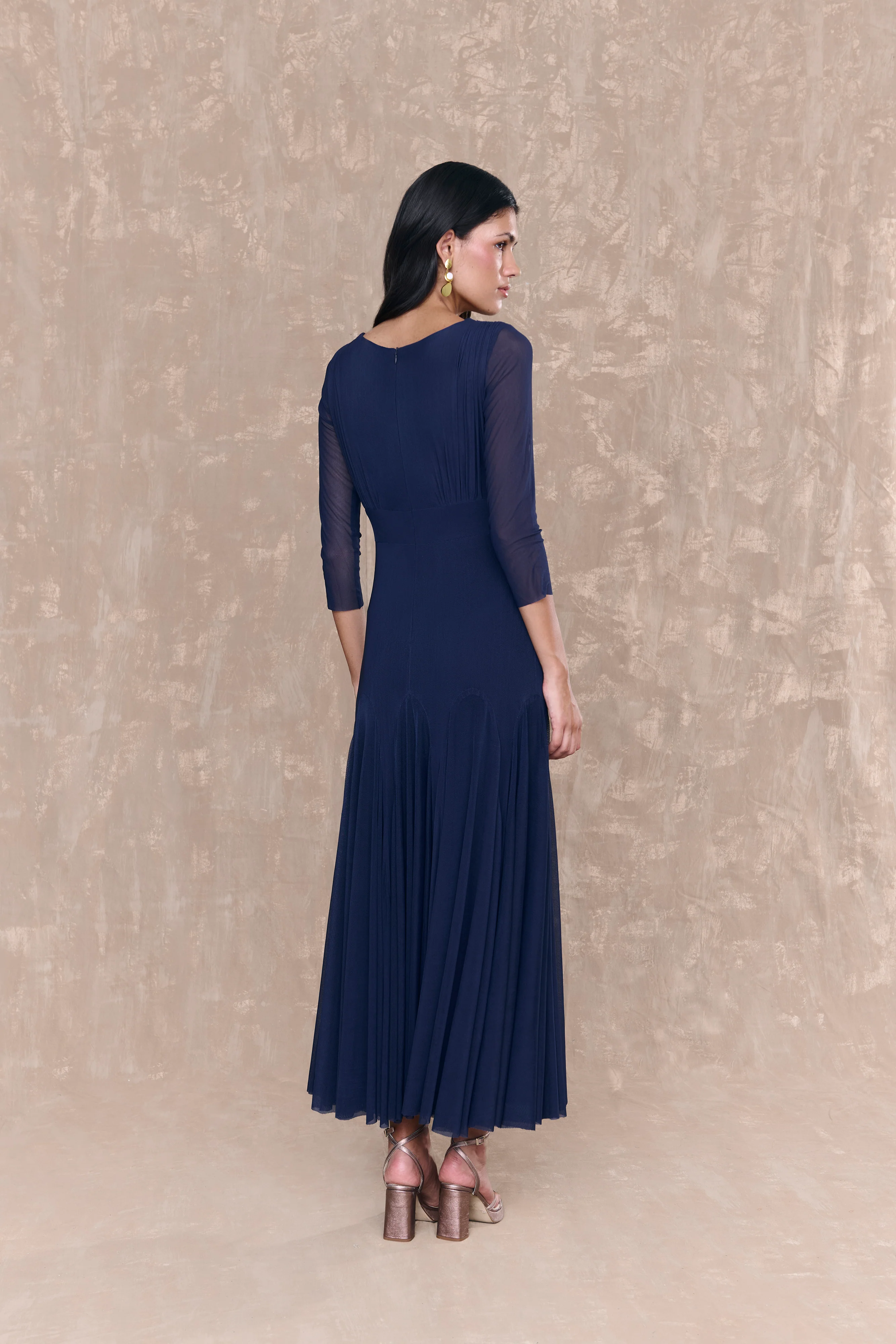 Vestido Lana Azul Marino - Image 4
