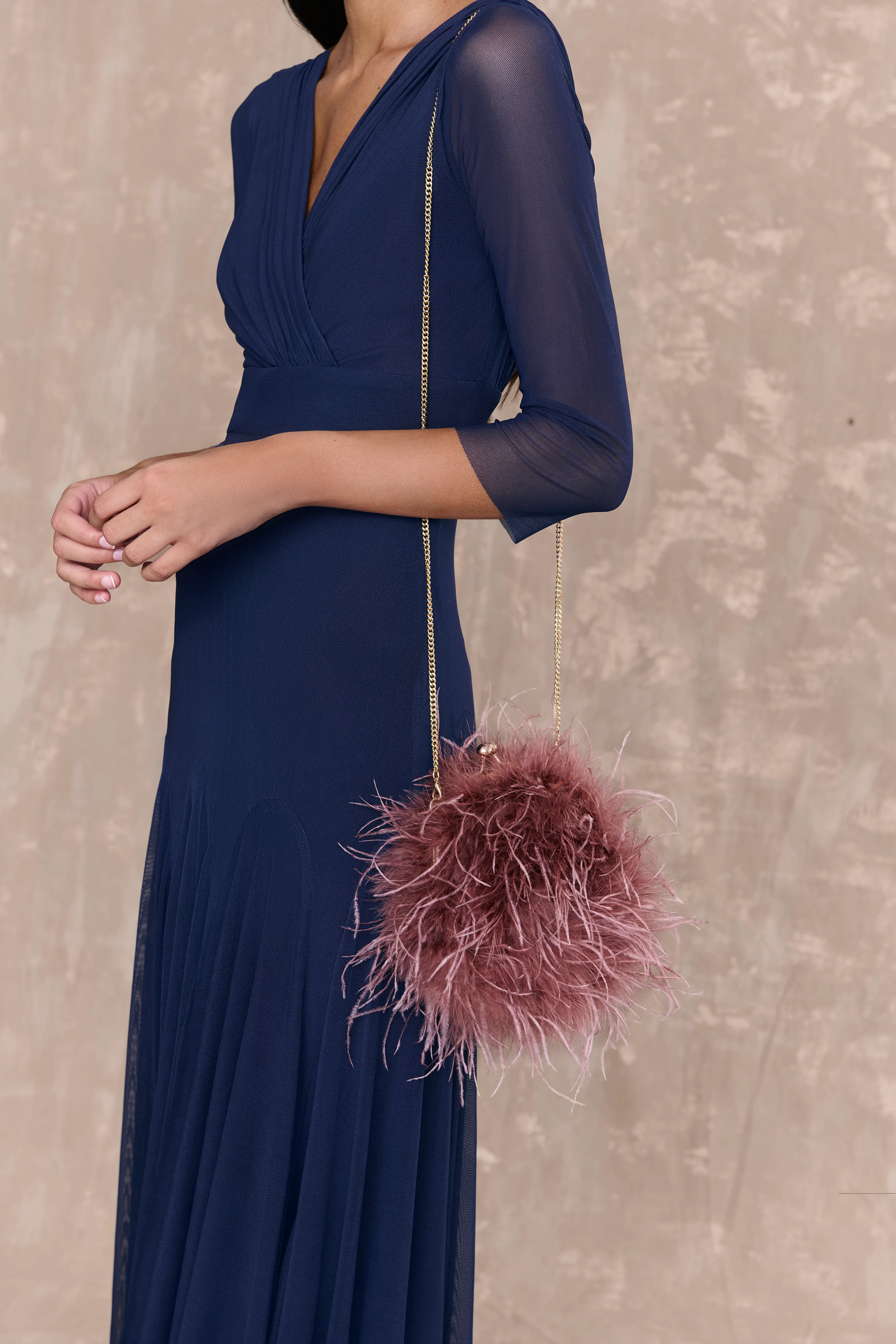 Vestido Lana Azul Marino - Image 5