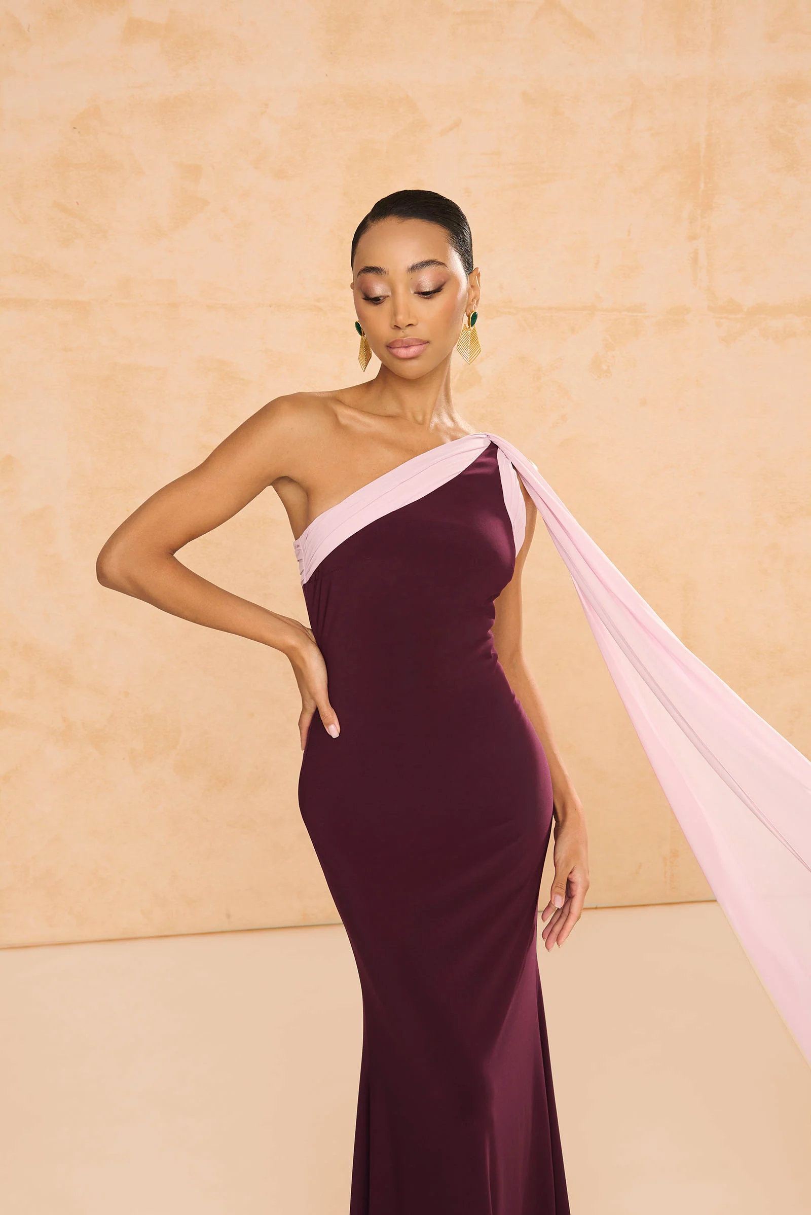 Vestido Helena Berenjena - Image 3