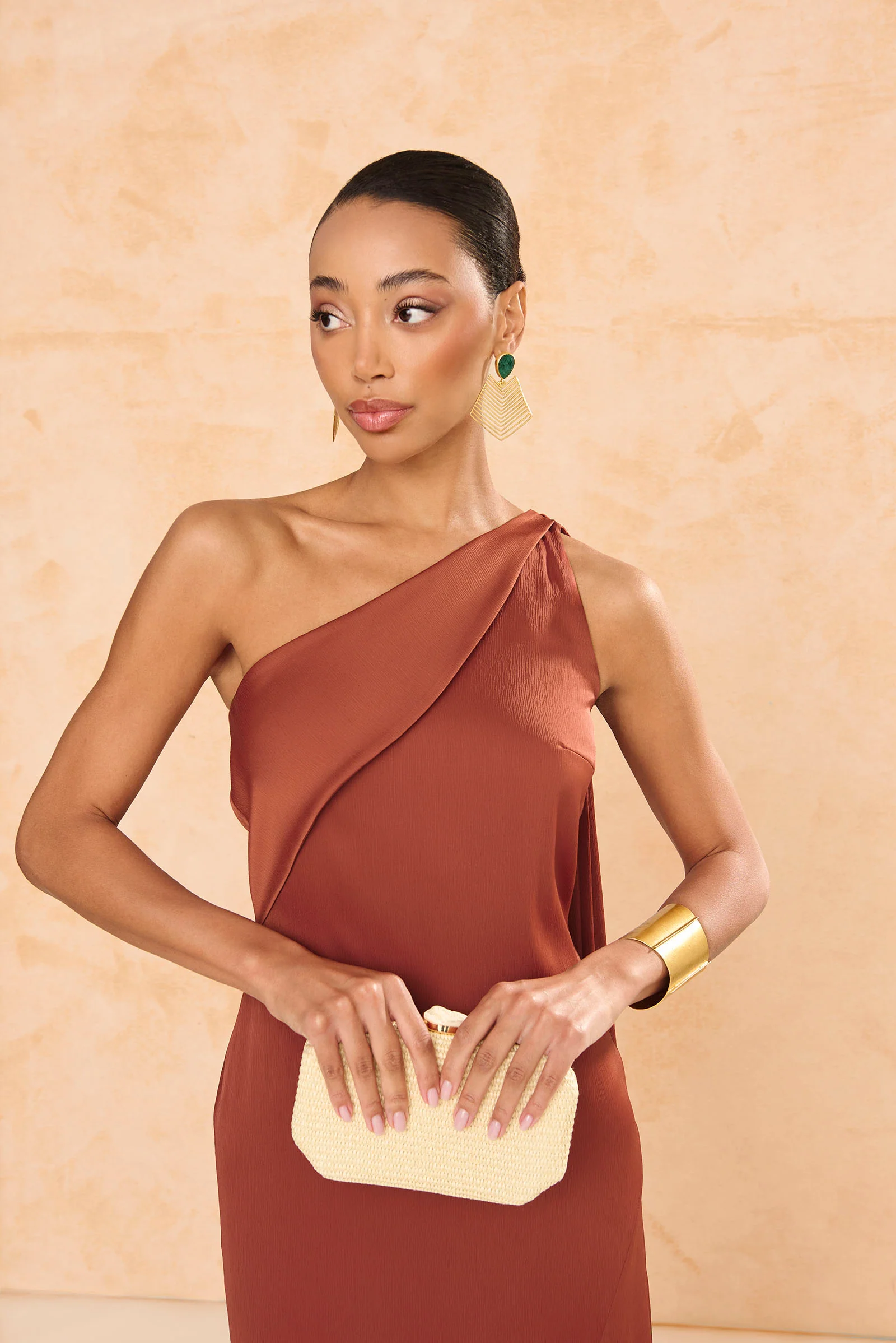 Vestido Lotus Terracota - Image 4