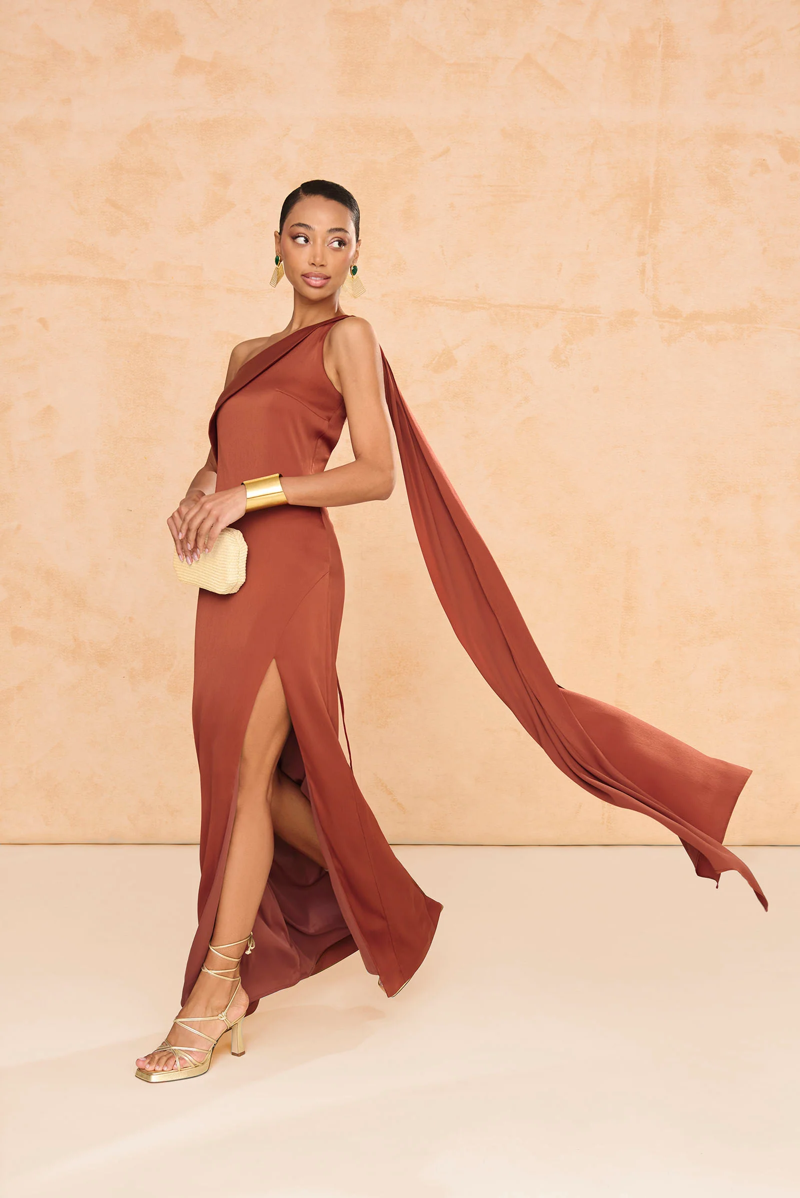 Vestido Lotus Terracota - Image 5