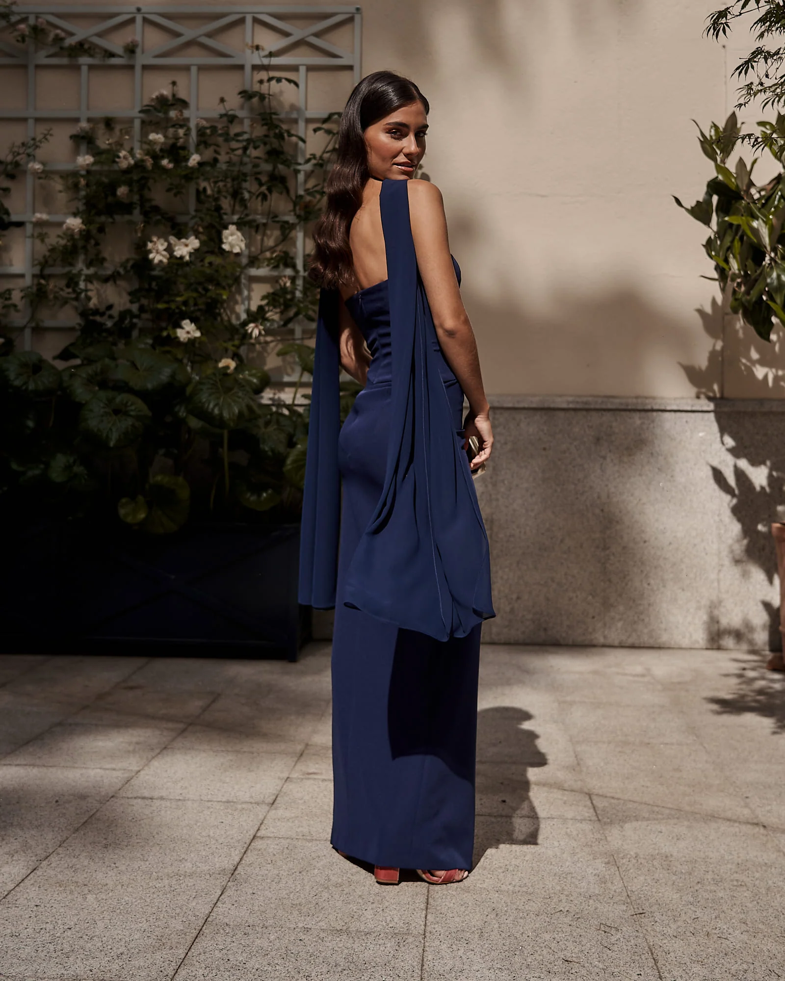 Vestido Macarena Azul Marino - Image 3