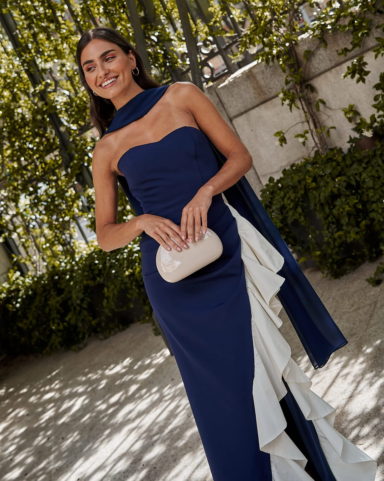 Vestido Macarena Azul Marino - Image 6