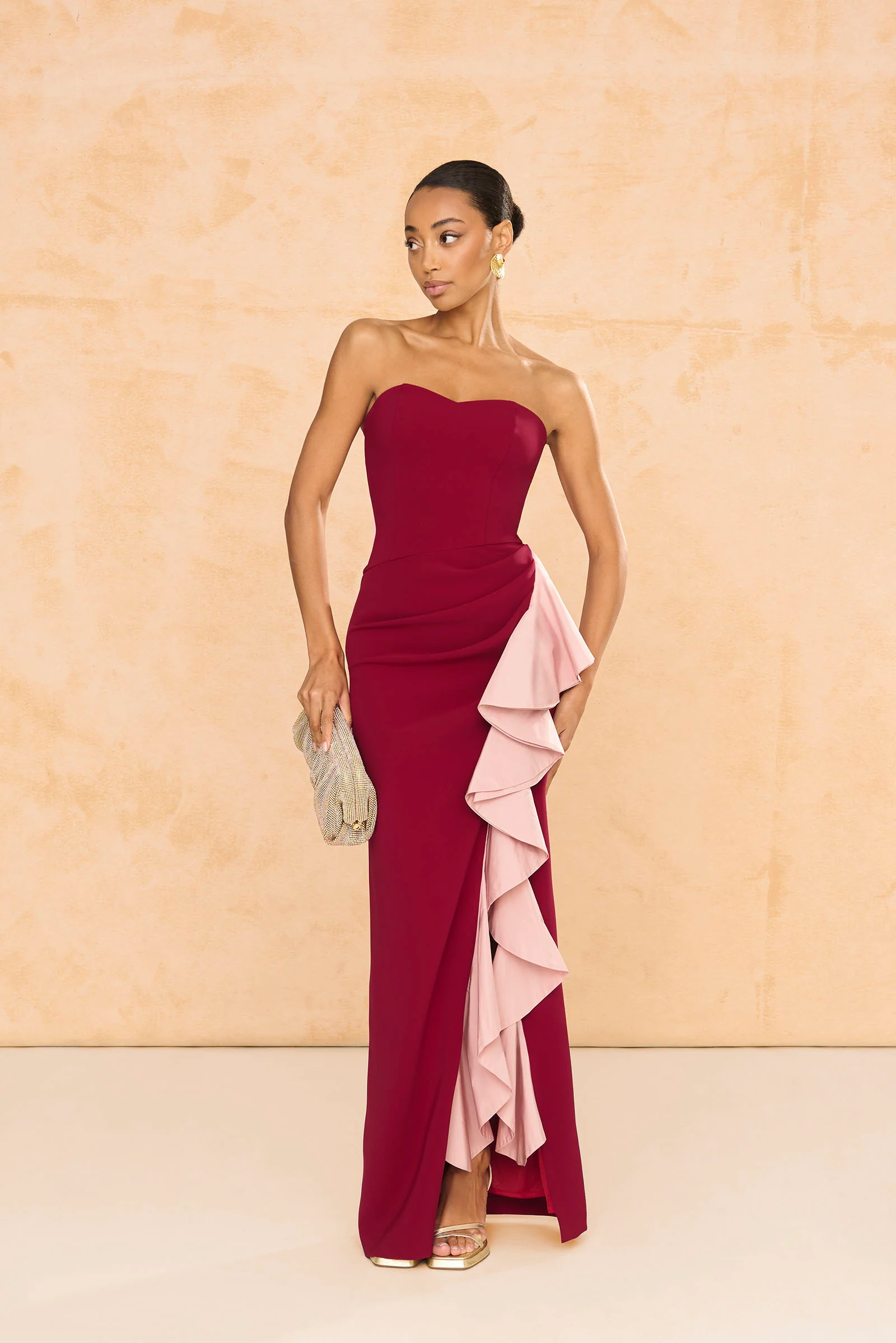 Vestido Macarena Granate - Image 4