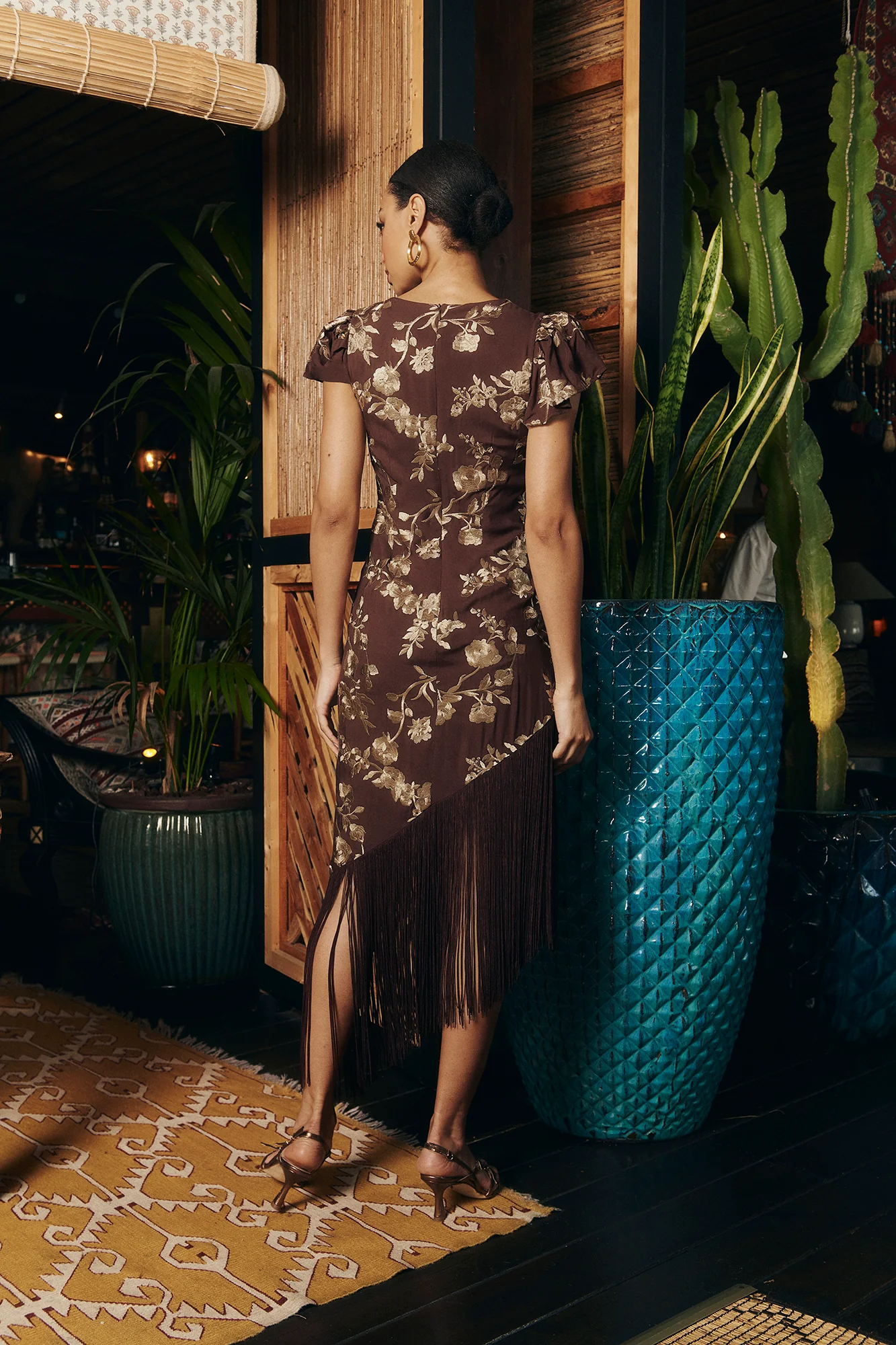 Vestido Manila Marrón Chocolate - Image 6