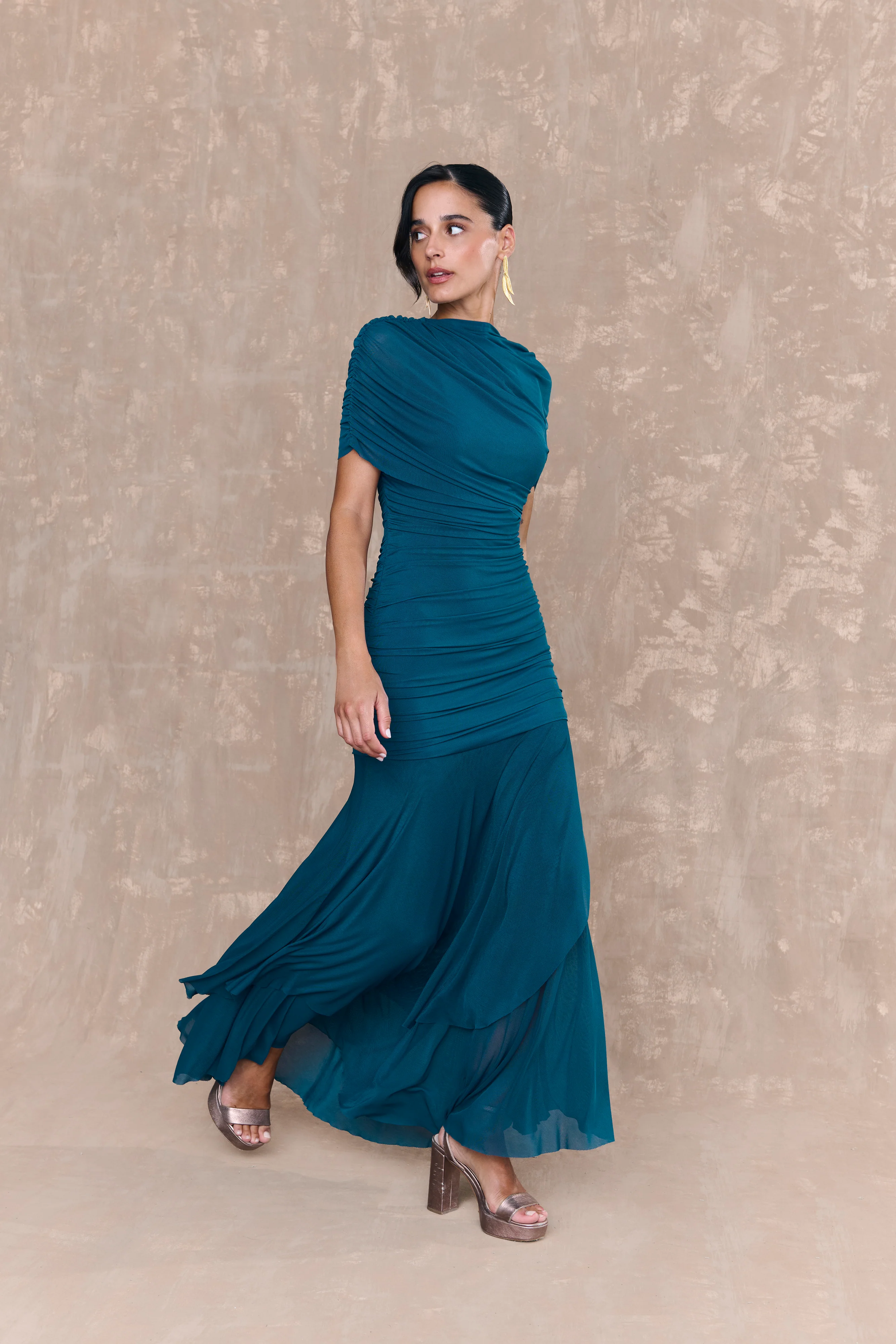 Vestido Margot Azul Petróleo - Image 2