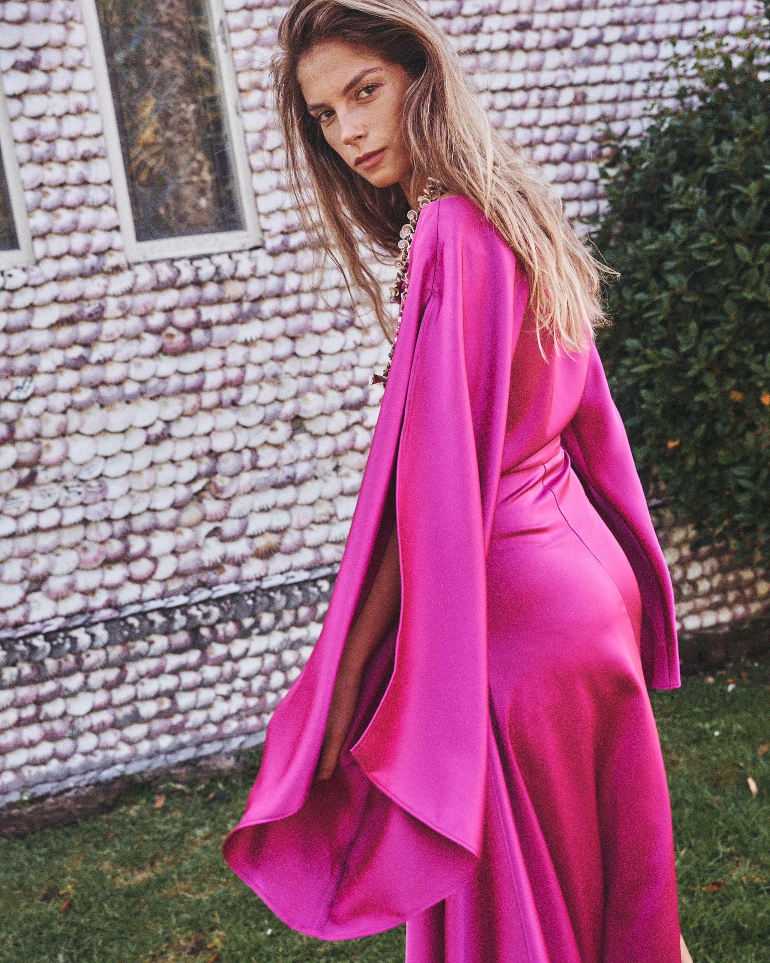 Vestido Midi Aldara Buganvilla - Image 4