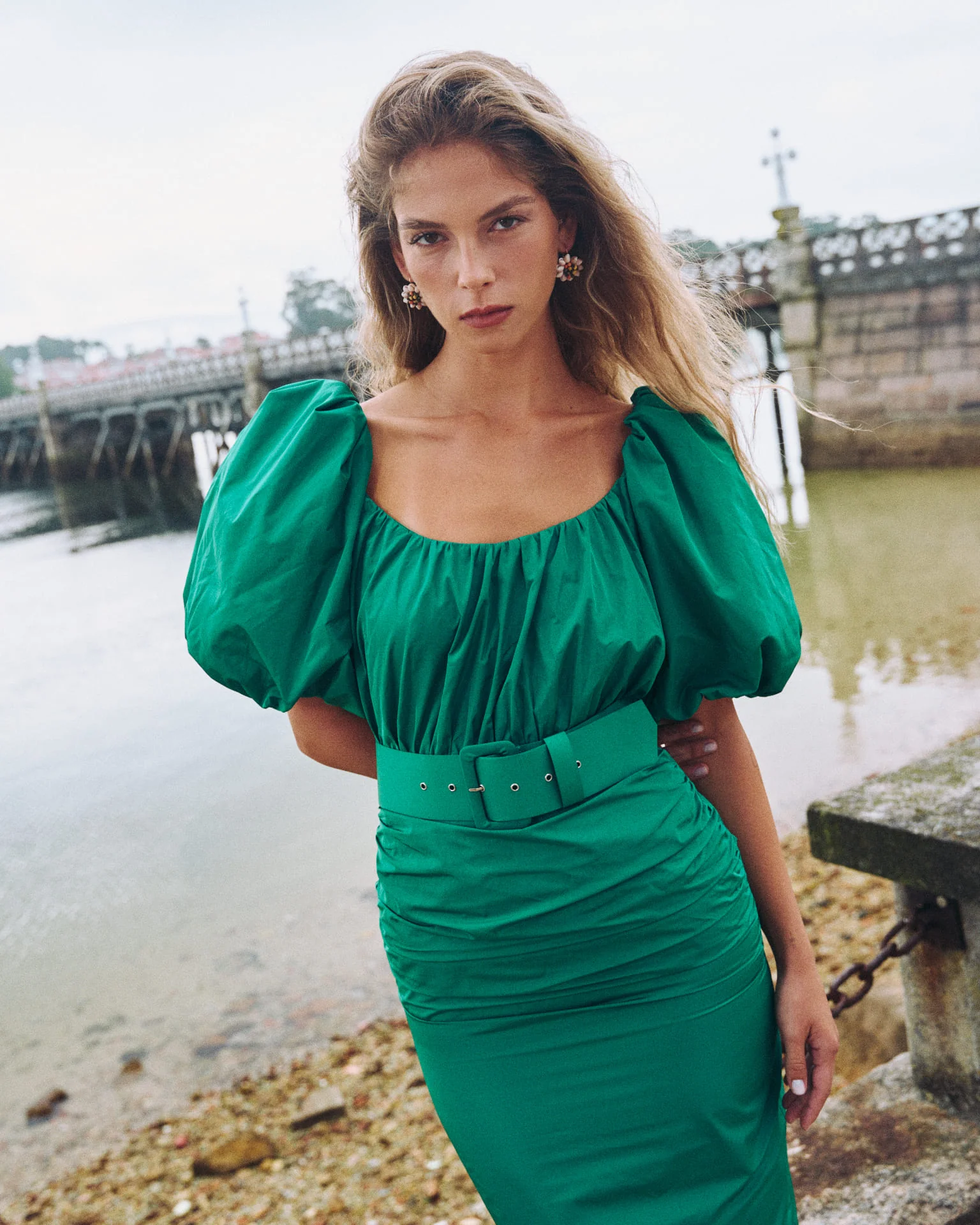 Vestido Midi Sabela Verde - Image 2