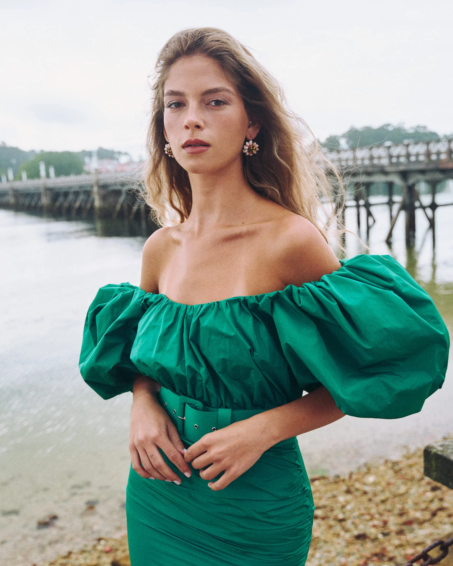 Vestido Midi Sabela Verde - Image 4
