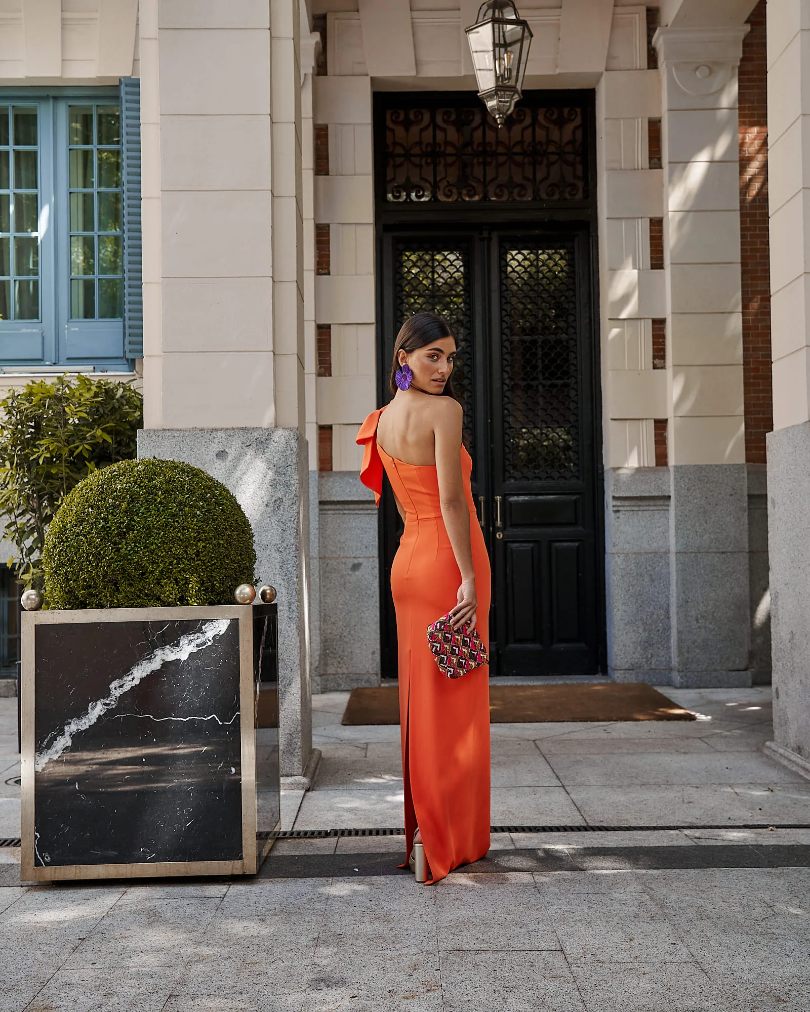 Vestido Pétalo Naranja - Image 4