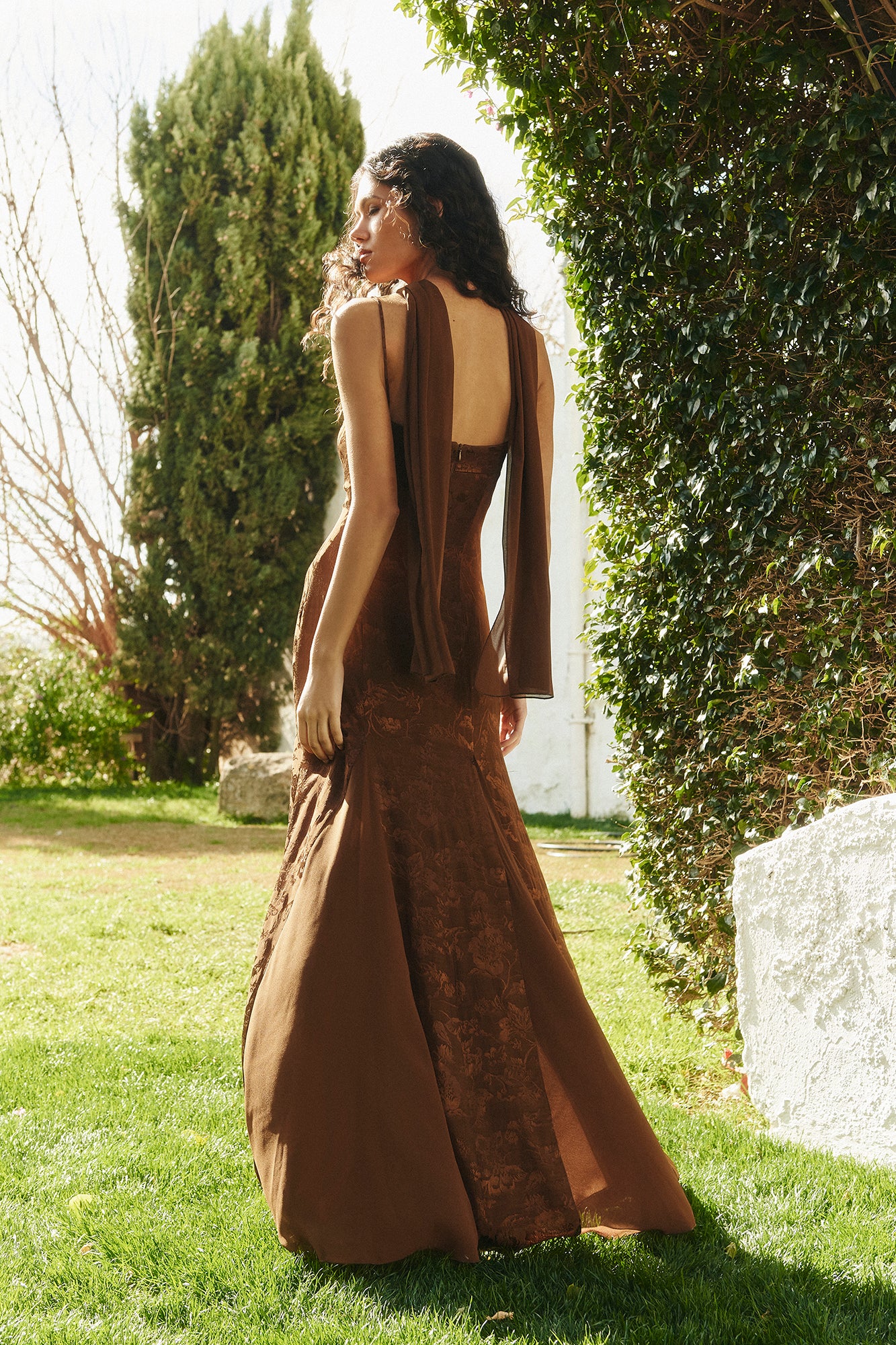 Vestido Tempo Marrón - Image 2