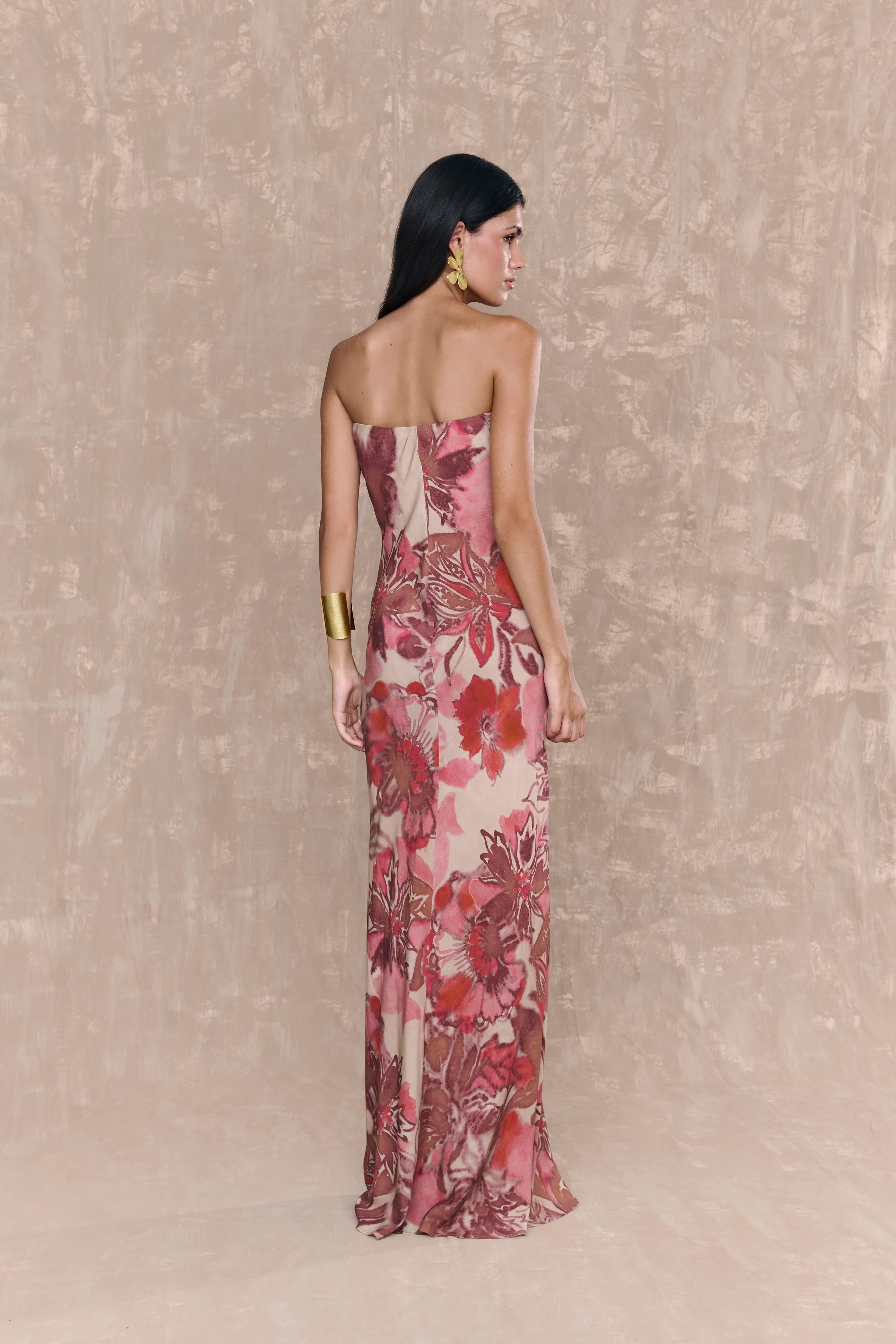 Vestido Zoe Estampado Floral Rosa - Image 3