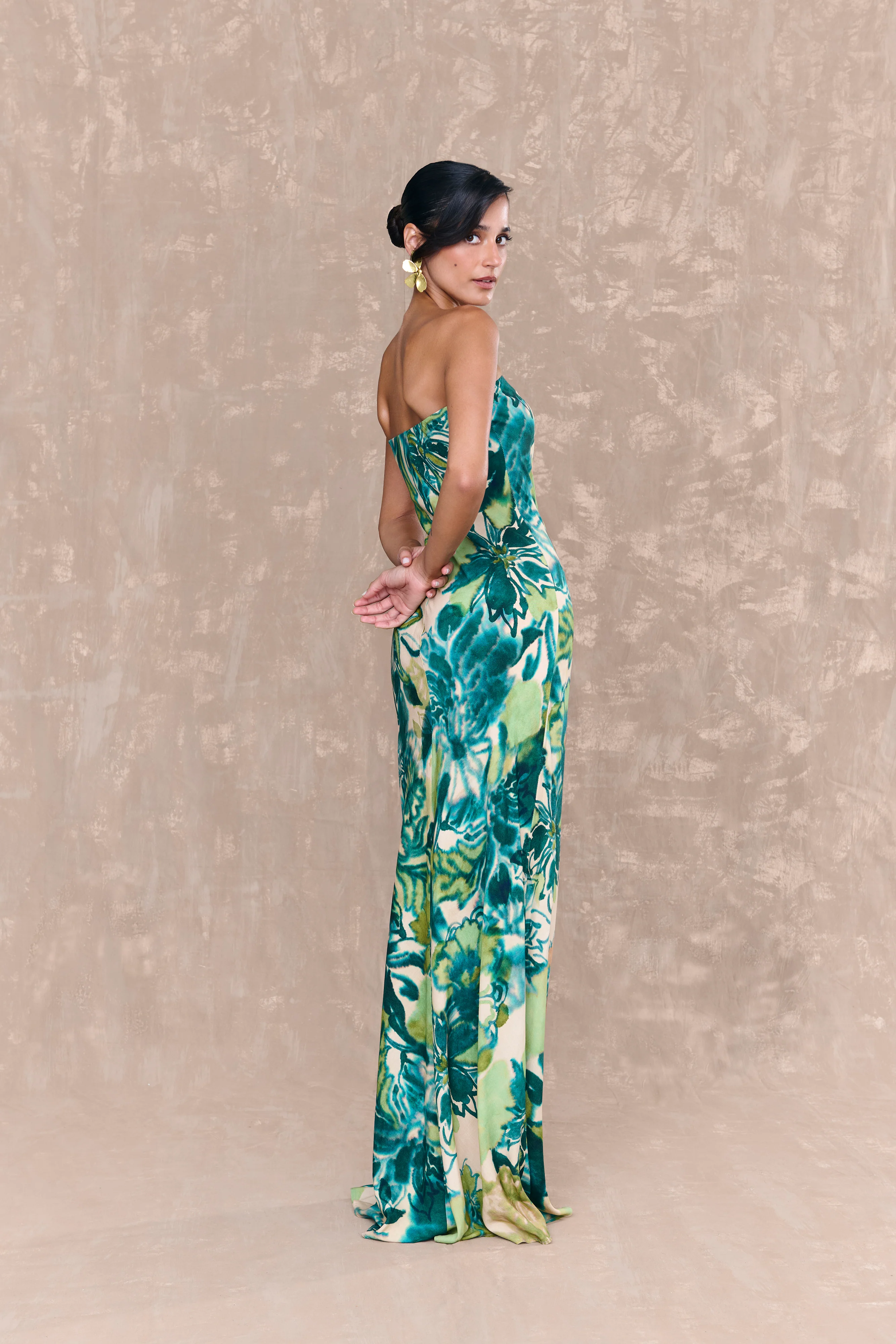 Vestido Zoe Estampado Floral Verde - Image 5